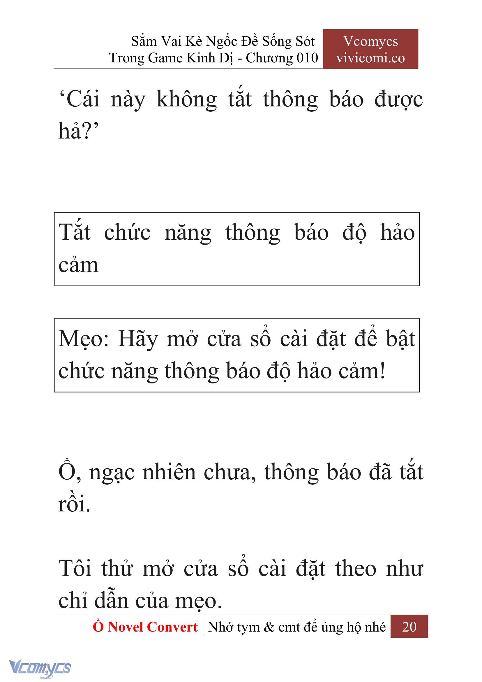 [Novel] Sắm Vai Kẻ Ngốc Để Sống Sót Trong Game Kinh Dị Chapter 10 - Trang 24