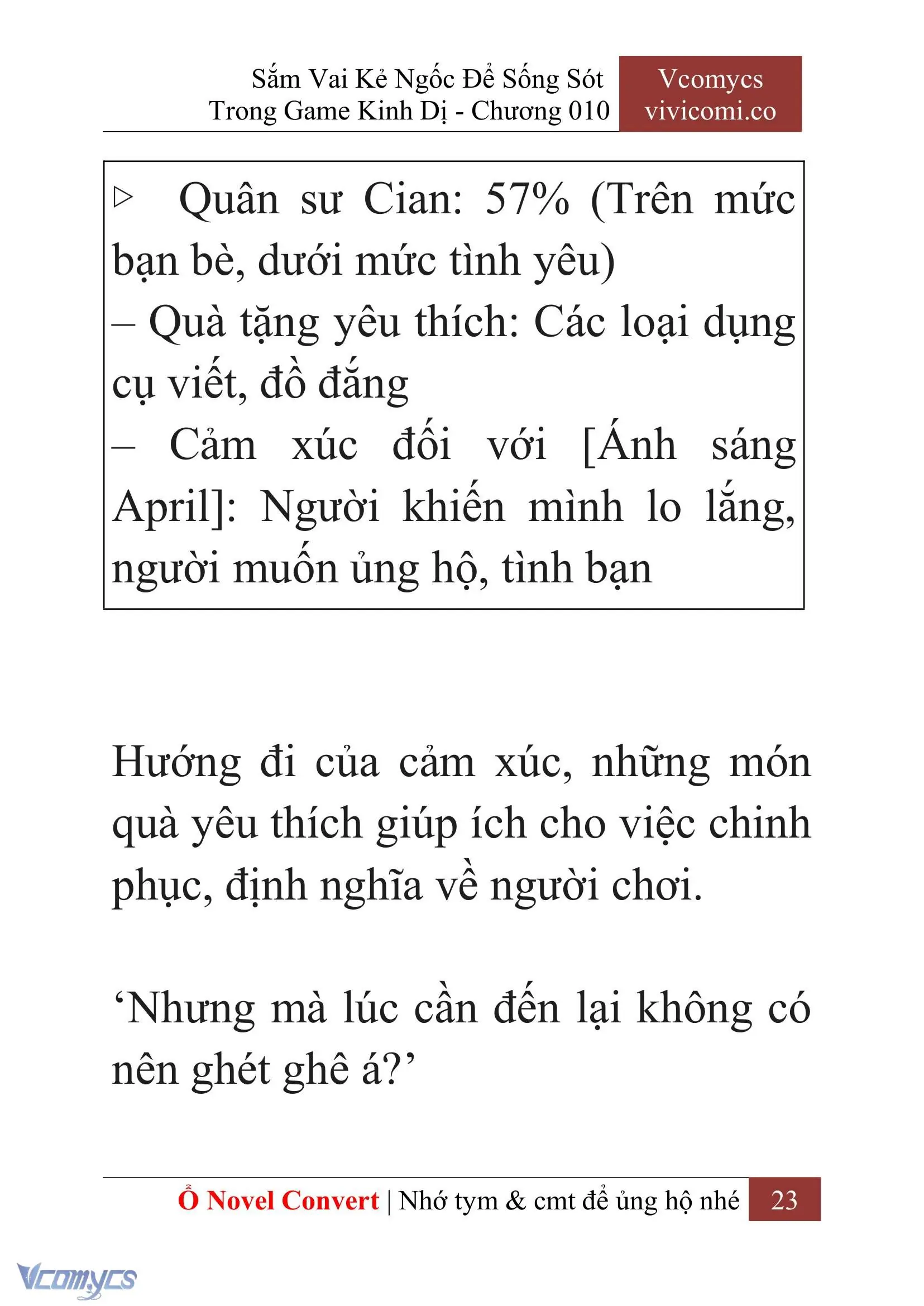 [Novel] Sắm Vai Kẻ Ngốc Để Sống Sót Trong Game Kinh Dị Chapter 10 - Trang 27