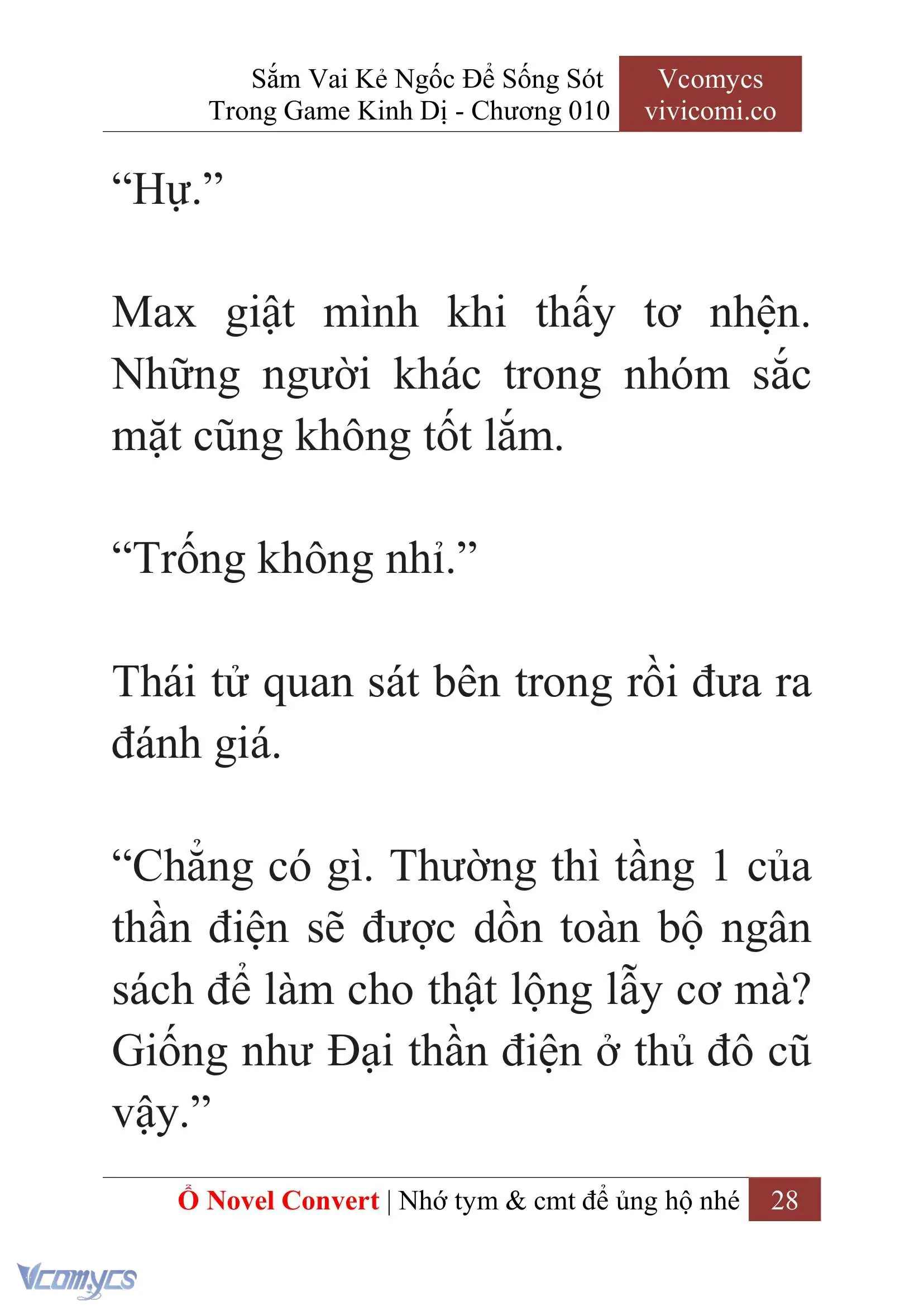 [Novel] Sắm Vai Kẻ Ngốc Để Sống Sót Trong Game Kinh Dị Chapter 10 - Trang 32