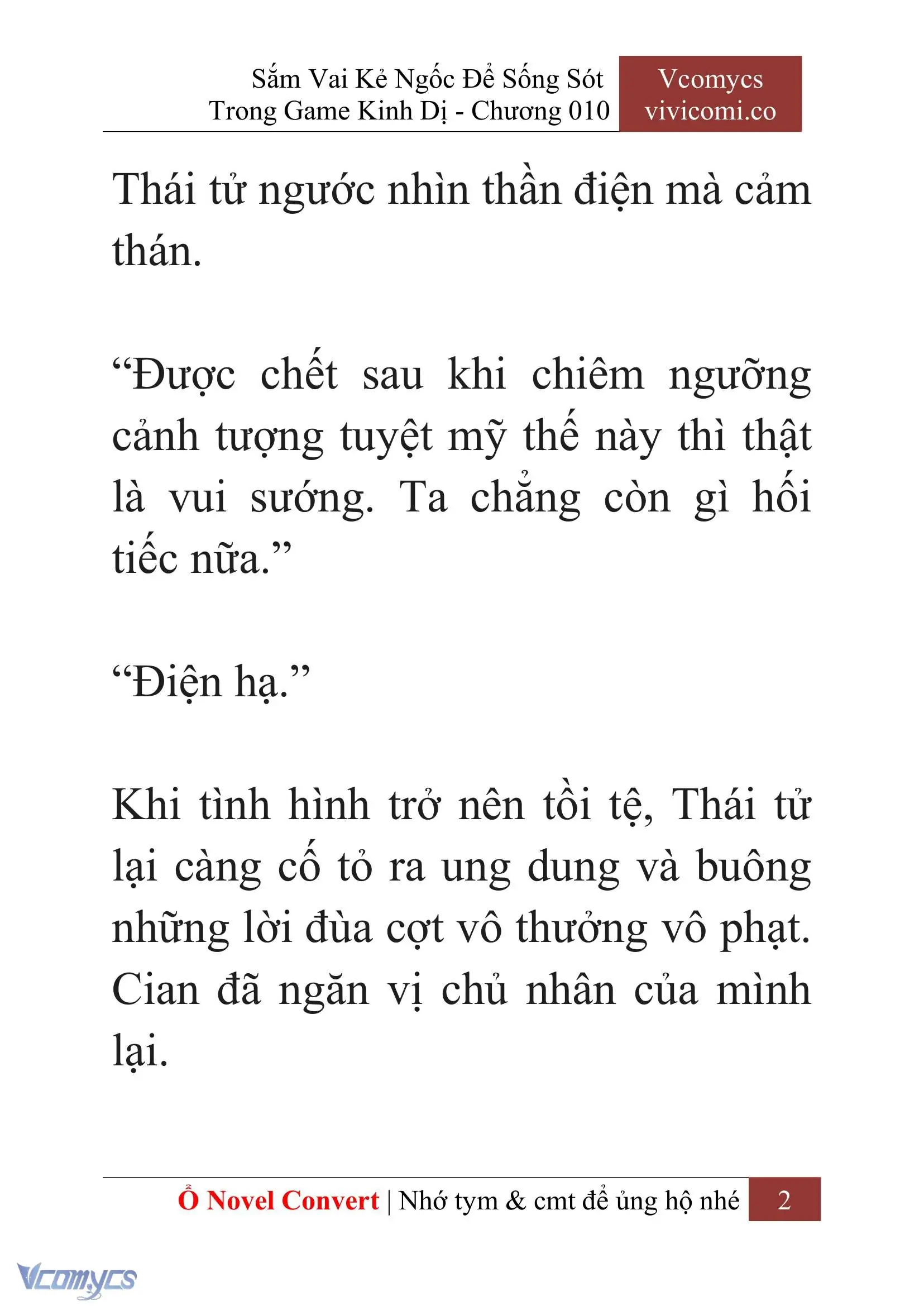 [Novel] Sắm Vai Kẻ Ngốc Để Sống Sót Trong Game Kinh Dị Chapter 10 - Trang 6