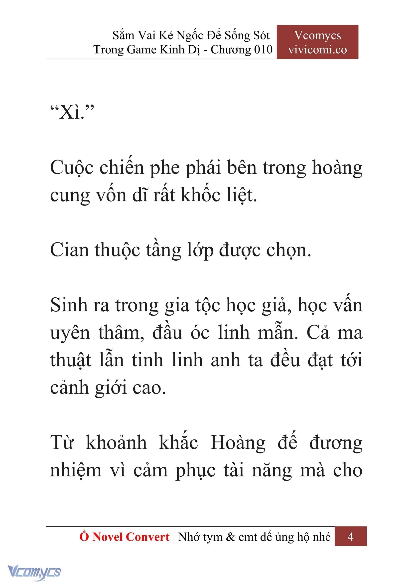 [Novel] Sắm Vai Kẻ Ngốc Để Sống Sót Trong Game Kinh Dị Chapter 10 - Trang 8