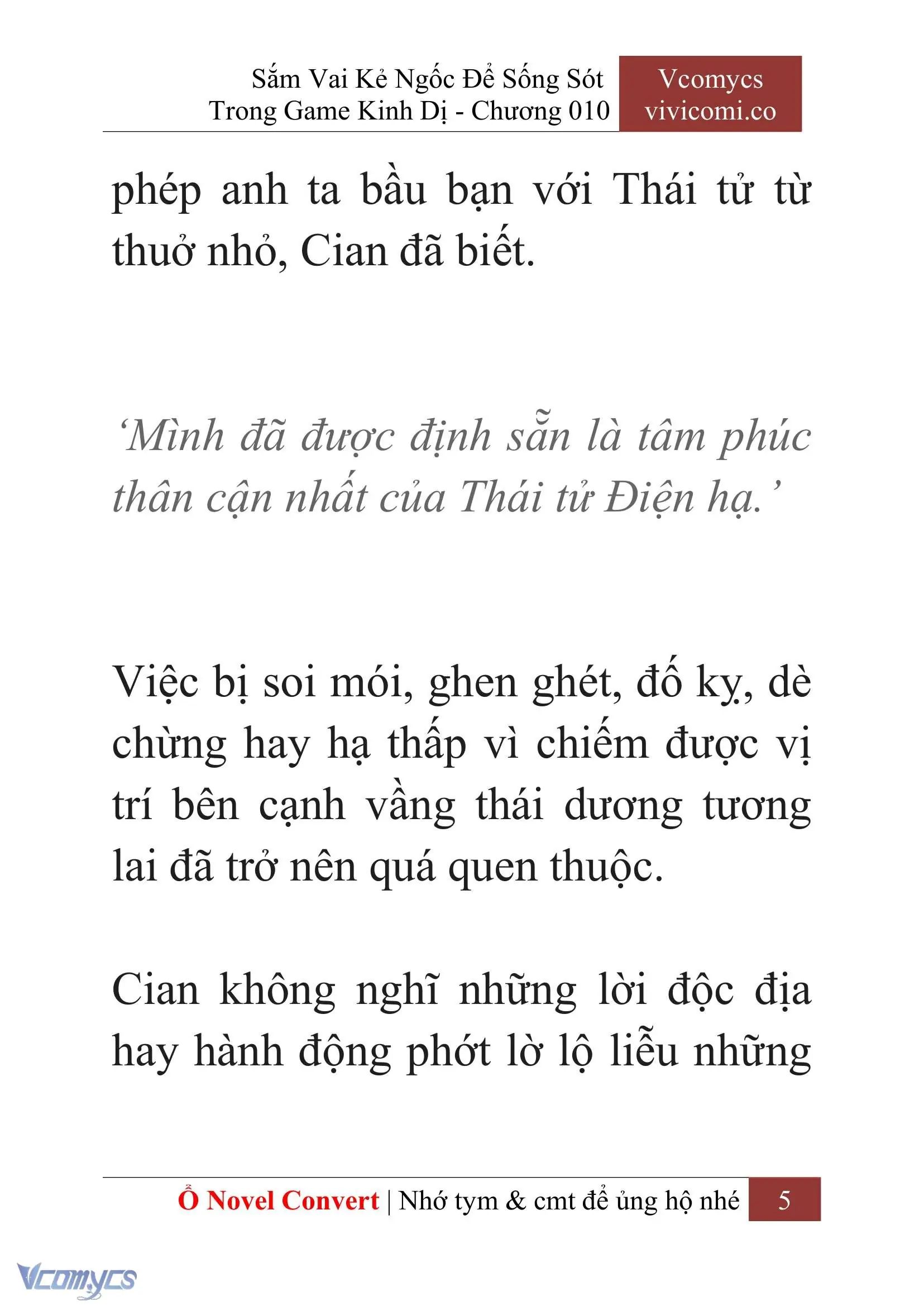 [Novel] Sắm Vai Kẻ Ngốc Để Sống Sót Trong Game Kinh Dị Chapter 10 - Trang 9