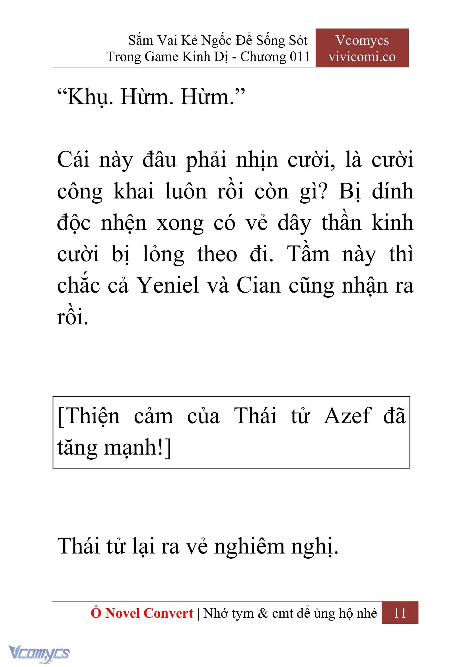 [Novel] Sắm Vai Kẻ Ngốc Để Sống Sót Trong Game Kinh Dị Chapter 11 - Trang 15