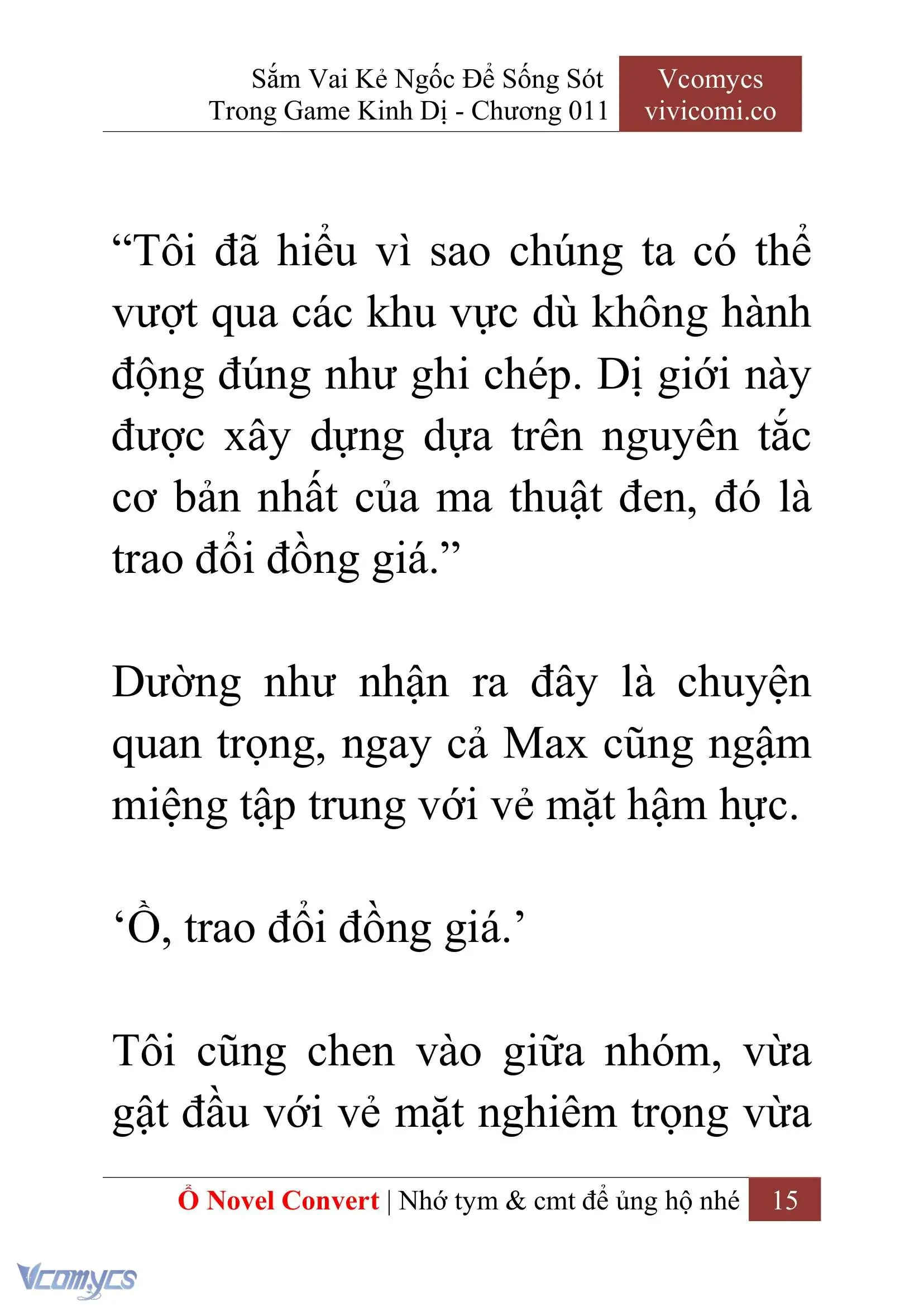 [Novel] Sắm Vai Kẻ Ngốc Để Sống Sót Trong Game Kinh Dị Chapter 11 - Trang 19