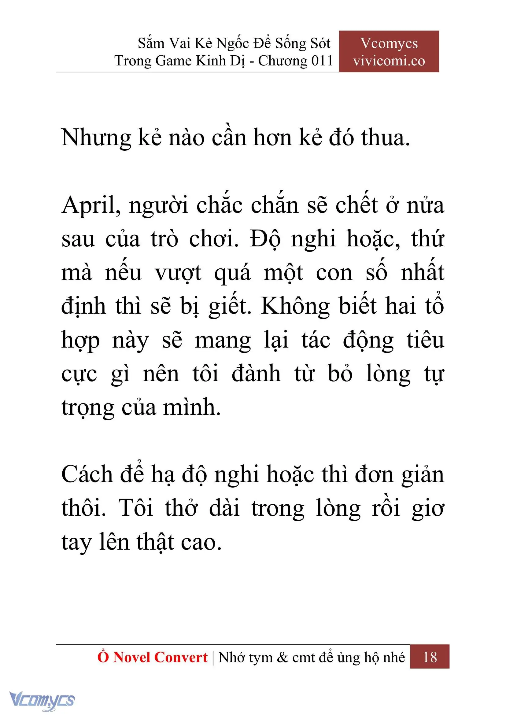 [Novel] Sắm Vai Kẻ Ngốc Để Sống Sót Trong Game Kinh Dị Chapter 11 - Trang 22