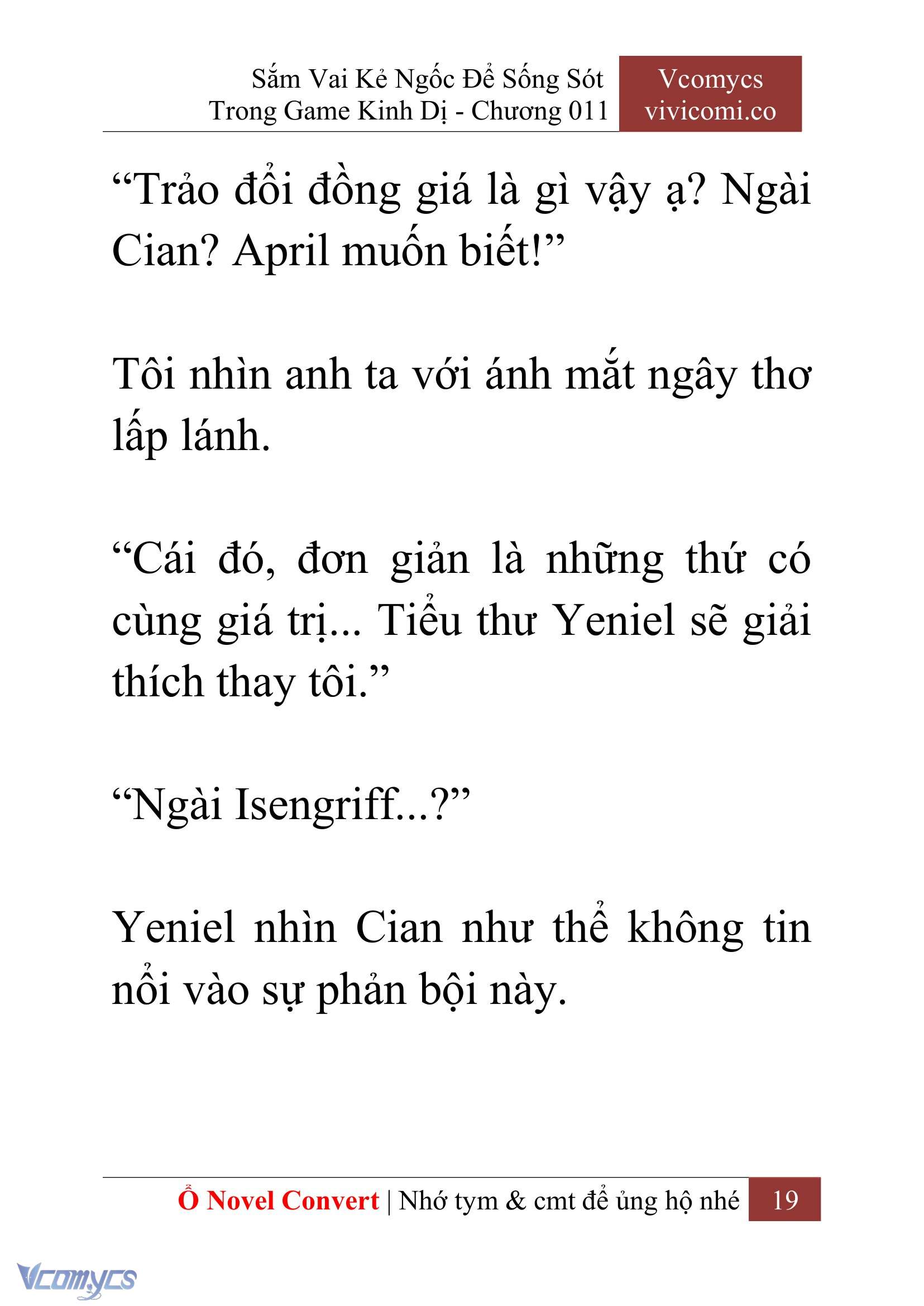 [Novel] Sắm Vai Kẻ Ngốc Để Sống Sót Trong Game Kinh Dị Chapter 11 - Trang 23
