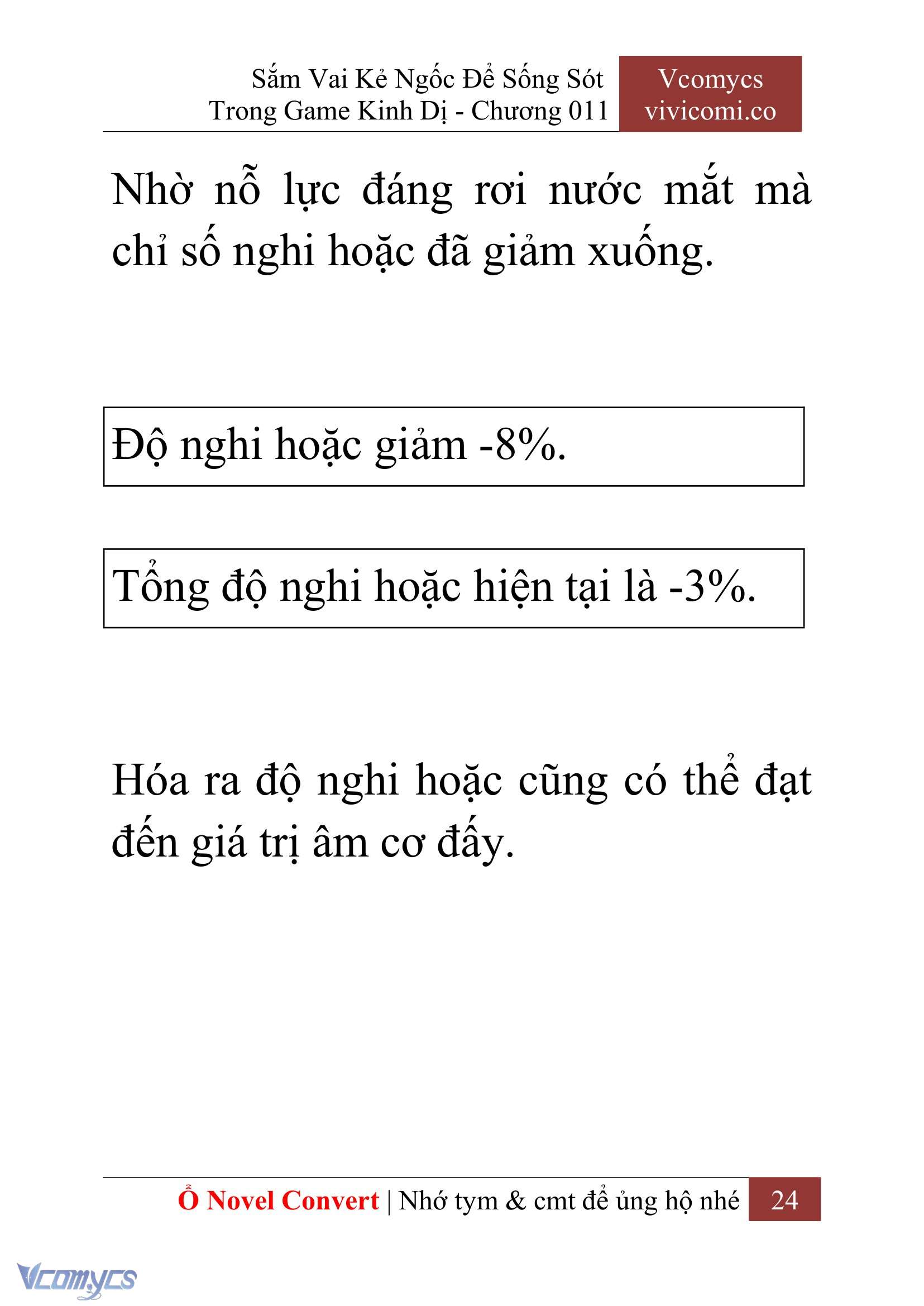 [Novel] Sắm Vai Kẻ Ngốc Để Sống Sót Trong Game Kinh Dị Chapter 11 - Trang 28