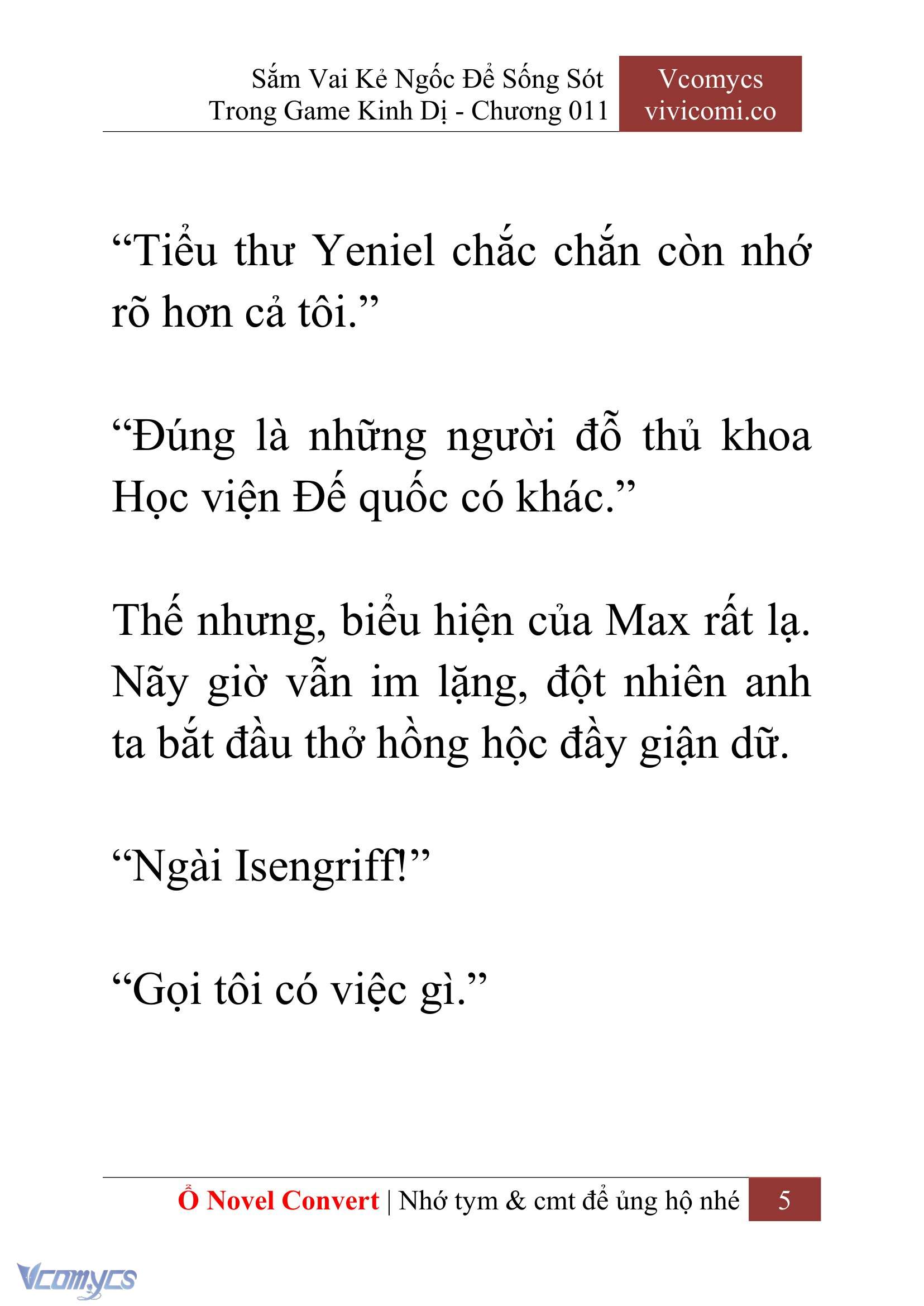 [Novel] Sắm Vai Kẻ Ngốc Để Sống Sót Trong Game Kinh Dị Chapter 11 - Trang 9