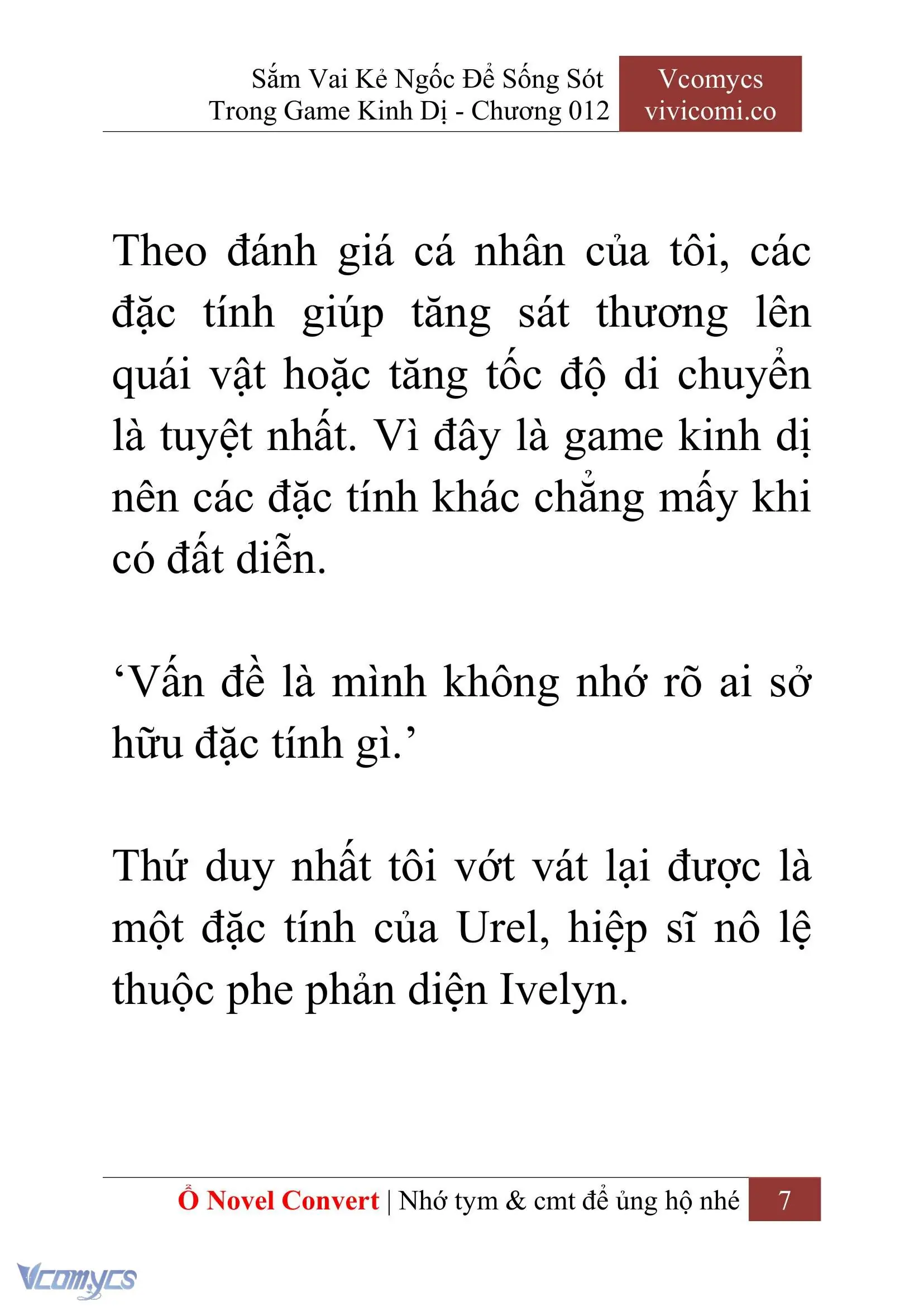 [Novel] Sắm Vai Kẻ Ngốc Để Sống Sót Trong Game Kinh Dị Chapter 12 - Trang 11