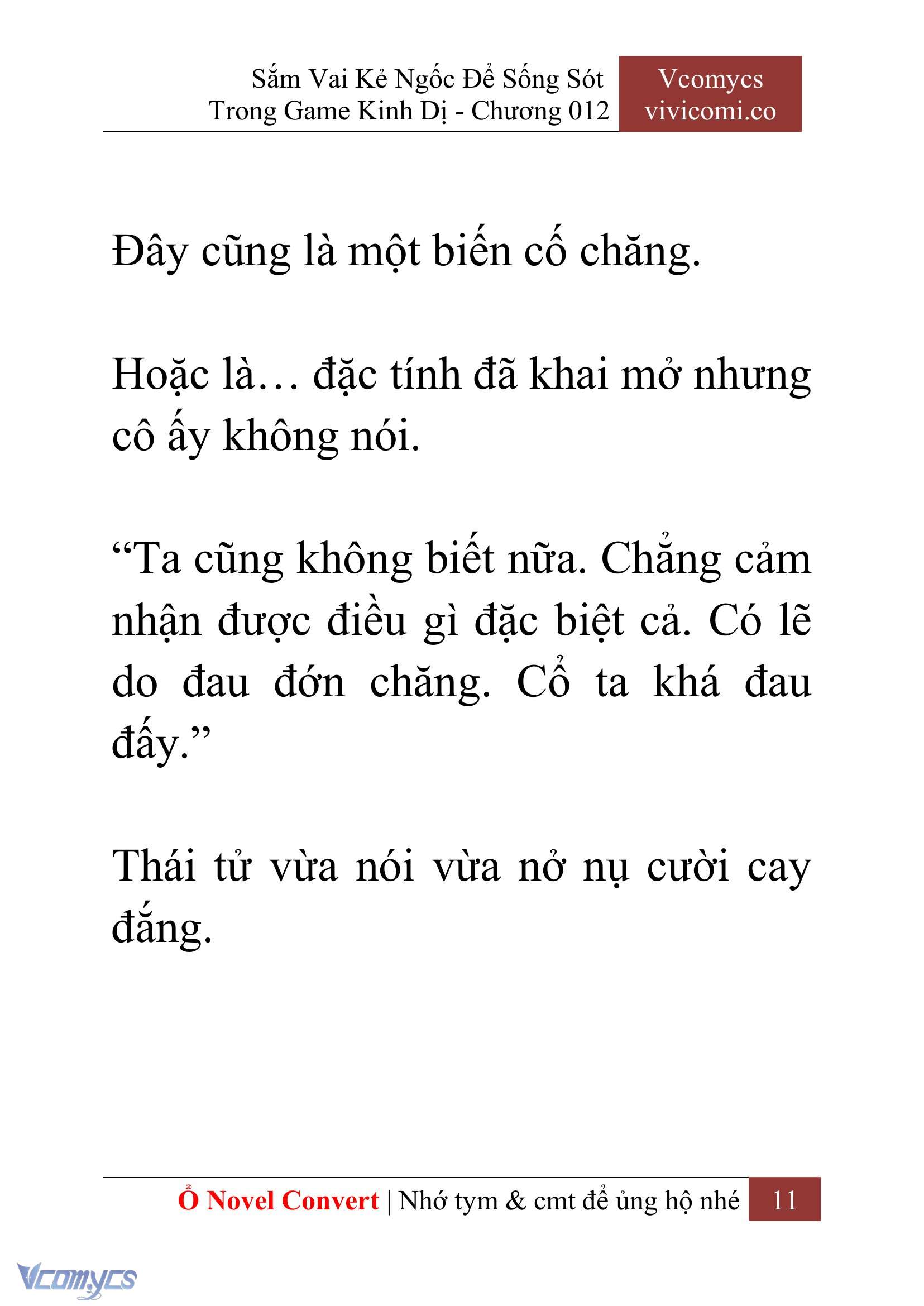 [Novel] Sắm Vai Kẻ Ngốc Để Sống Sót Trong Game Kinh Dị Chapter 12 - Trang 15