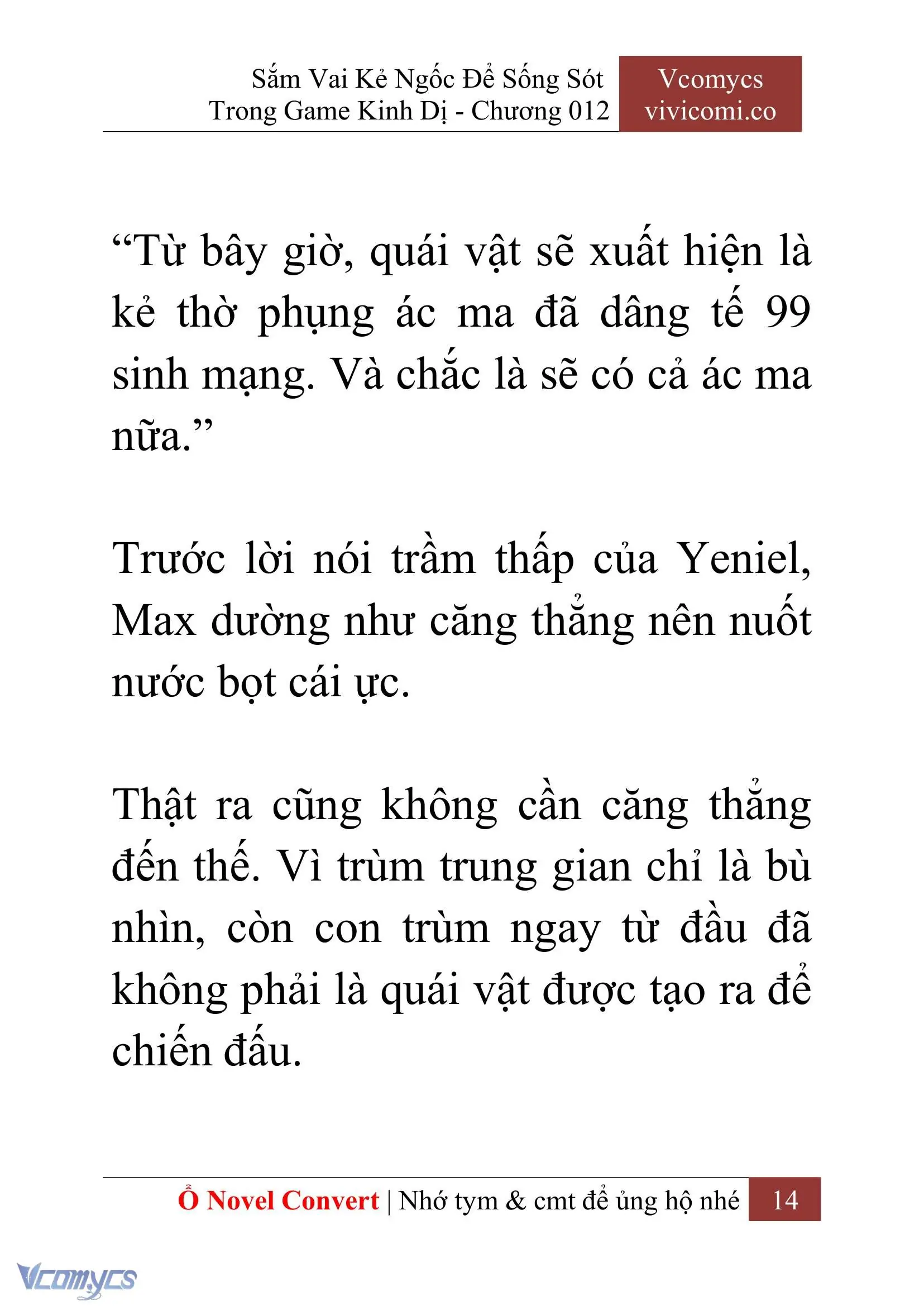 [Novel] Sắm Vai Kẻ Ngốc Để Sống Sót Trong Game Kinh Dị Chapter 12 - Trang 18
