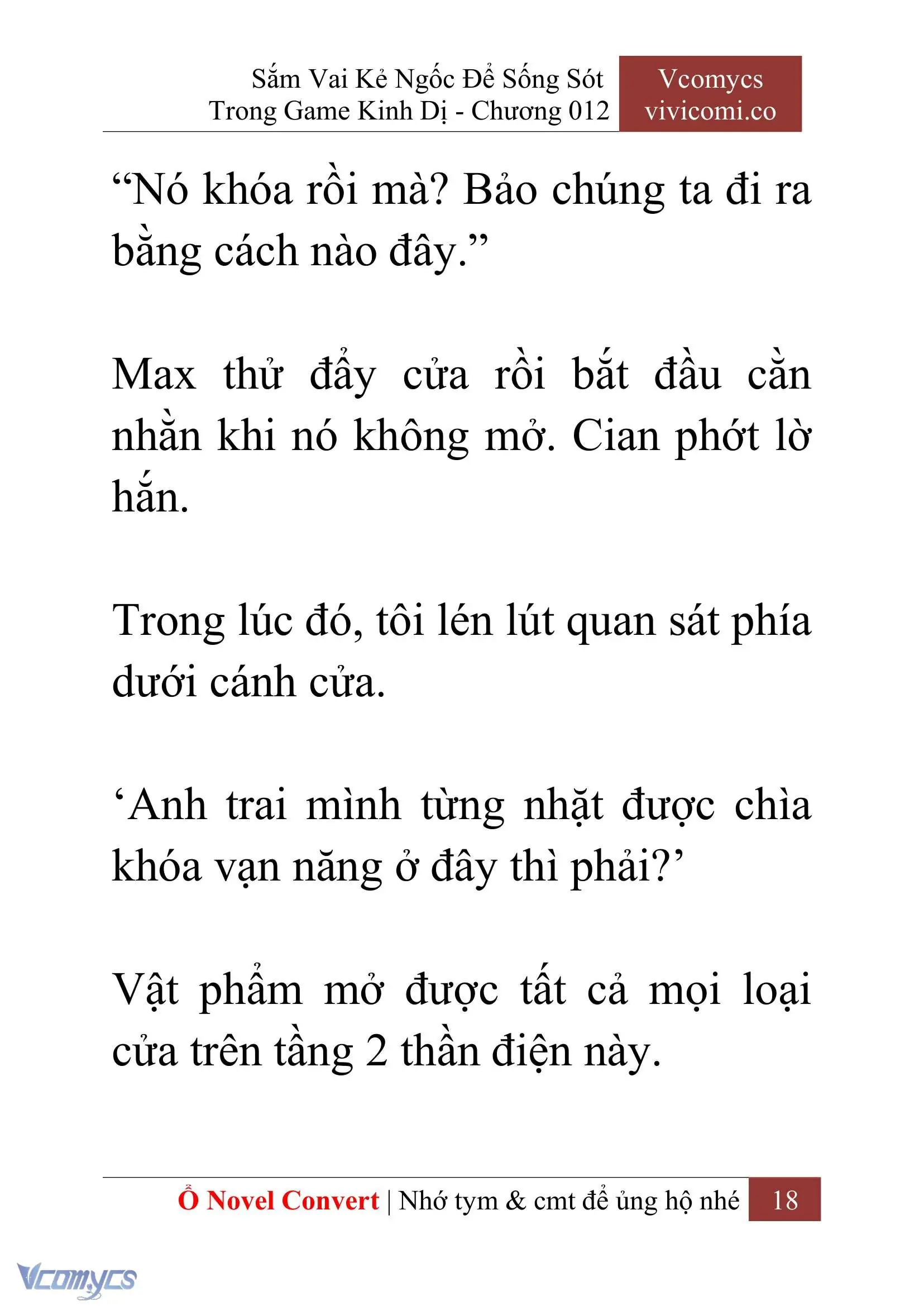 [Novel] Sắm Vai Kẻ Ngốc Để Sống Sót Trong Game Kinh Dị Chapter 12 - Trang 22