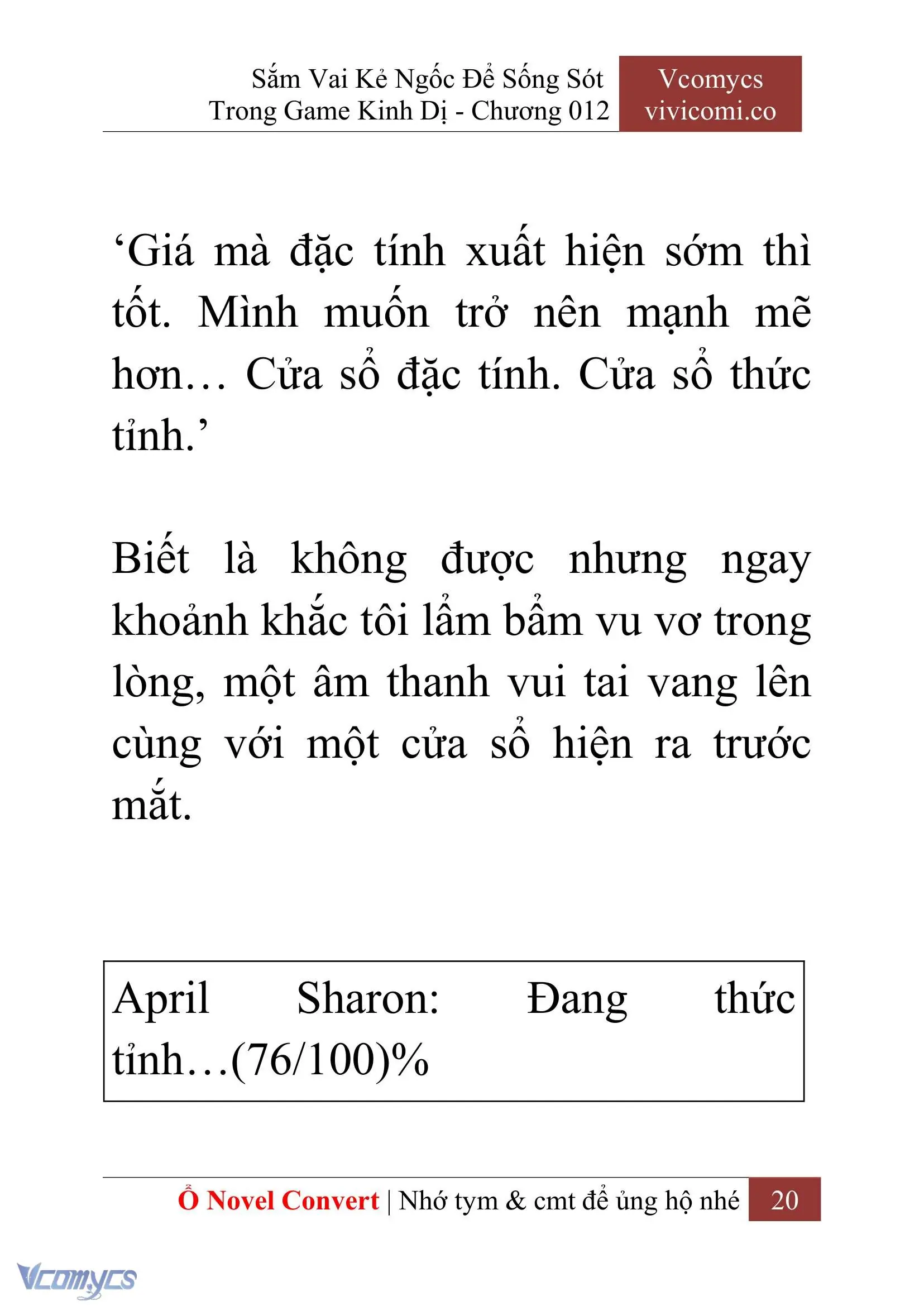 [Novel] Sắm Vai Kẻ Ngốc Để Sống Sót Trong Game Kinh Dị Chapter 12 - Trang 24