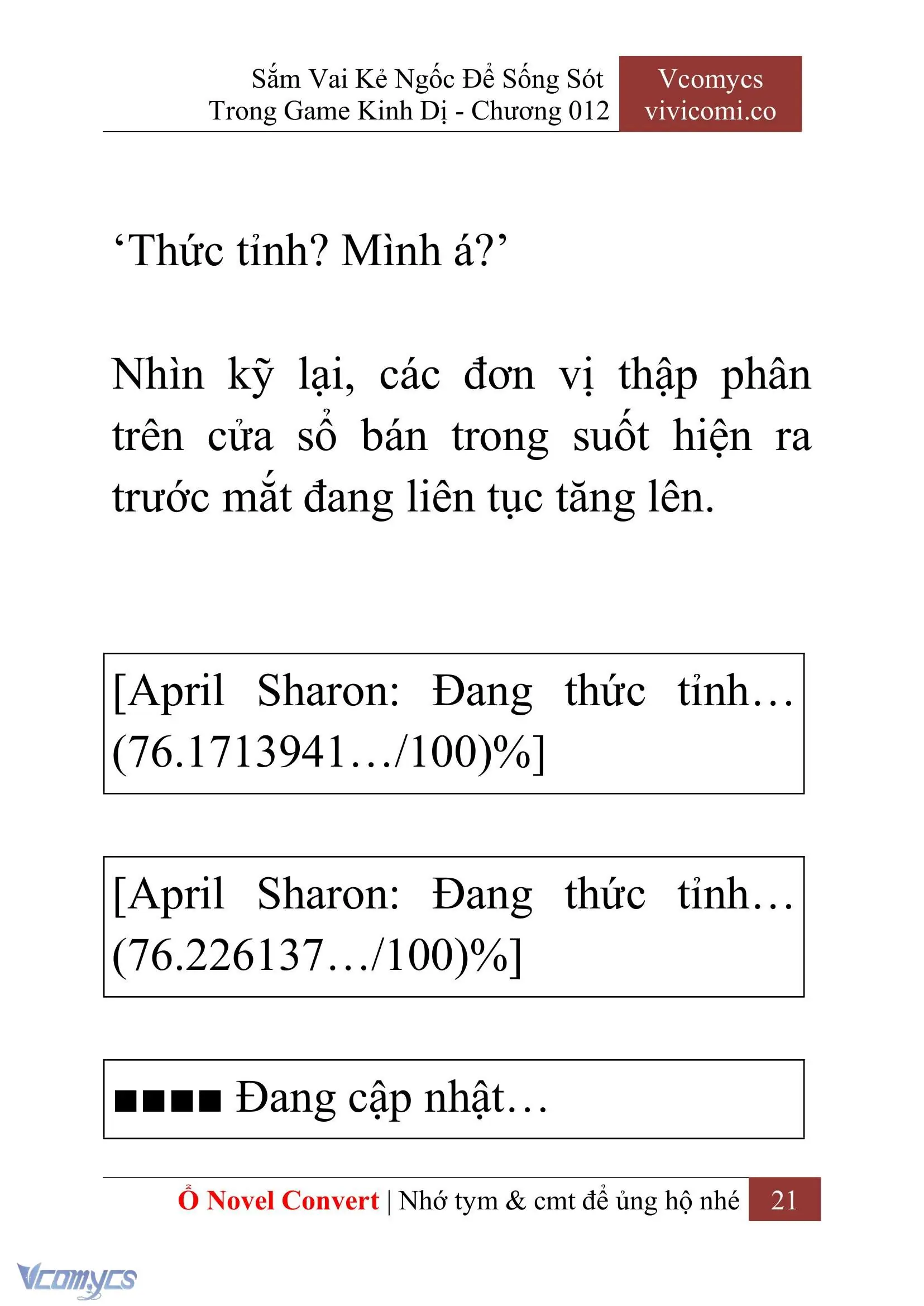 [Novel] Sắm Vai Kẻ Ngốc Để Sống Sót Trong Game Kinh Dị Chapter 12 - Trang 25