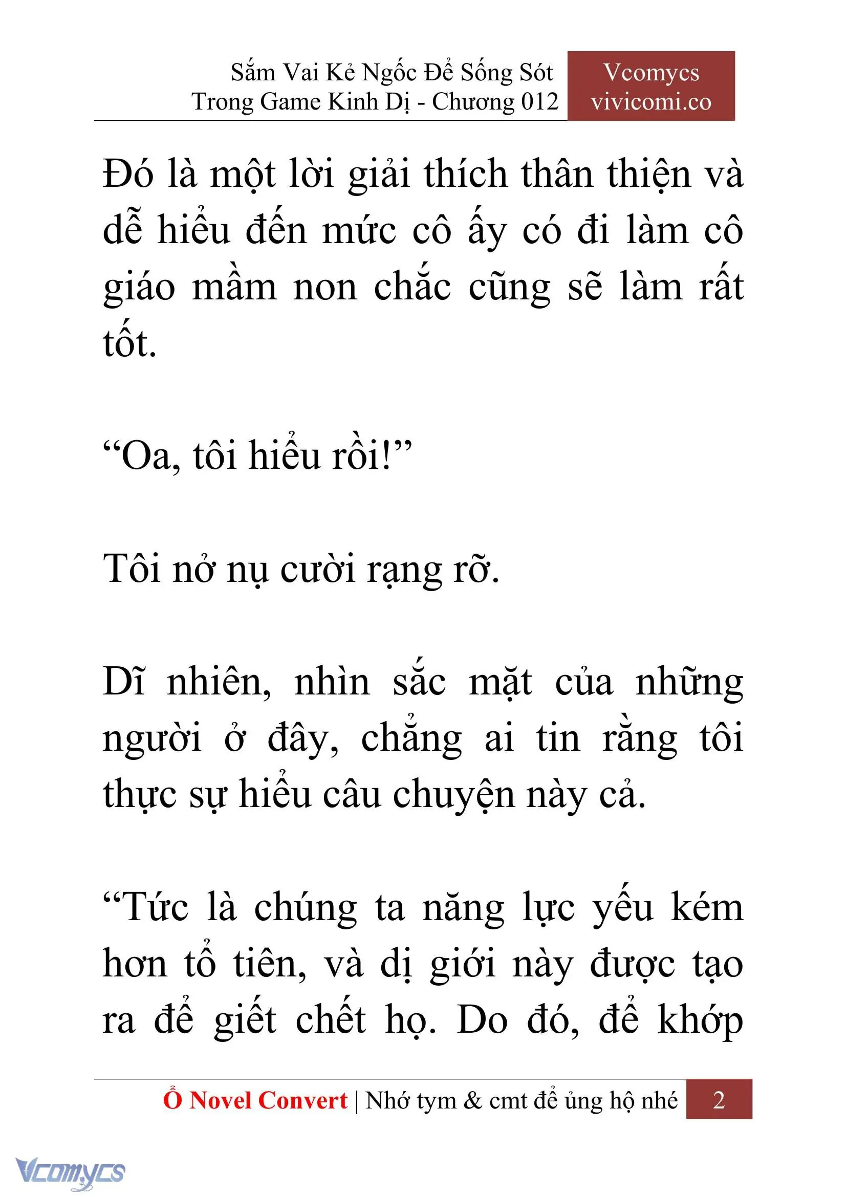 [Novel] Sắm Vai Kẻ Ngốc Để Sống Sót Trong Game Kinh Dị Chapter 12 - Trang 6