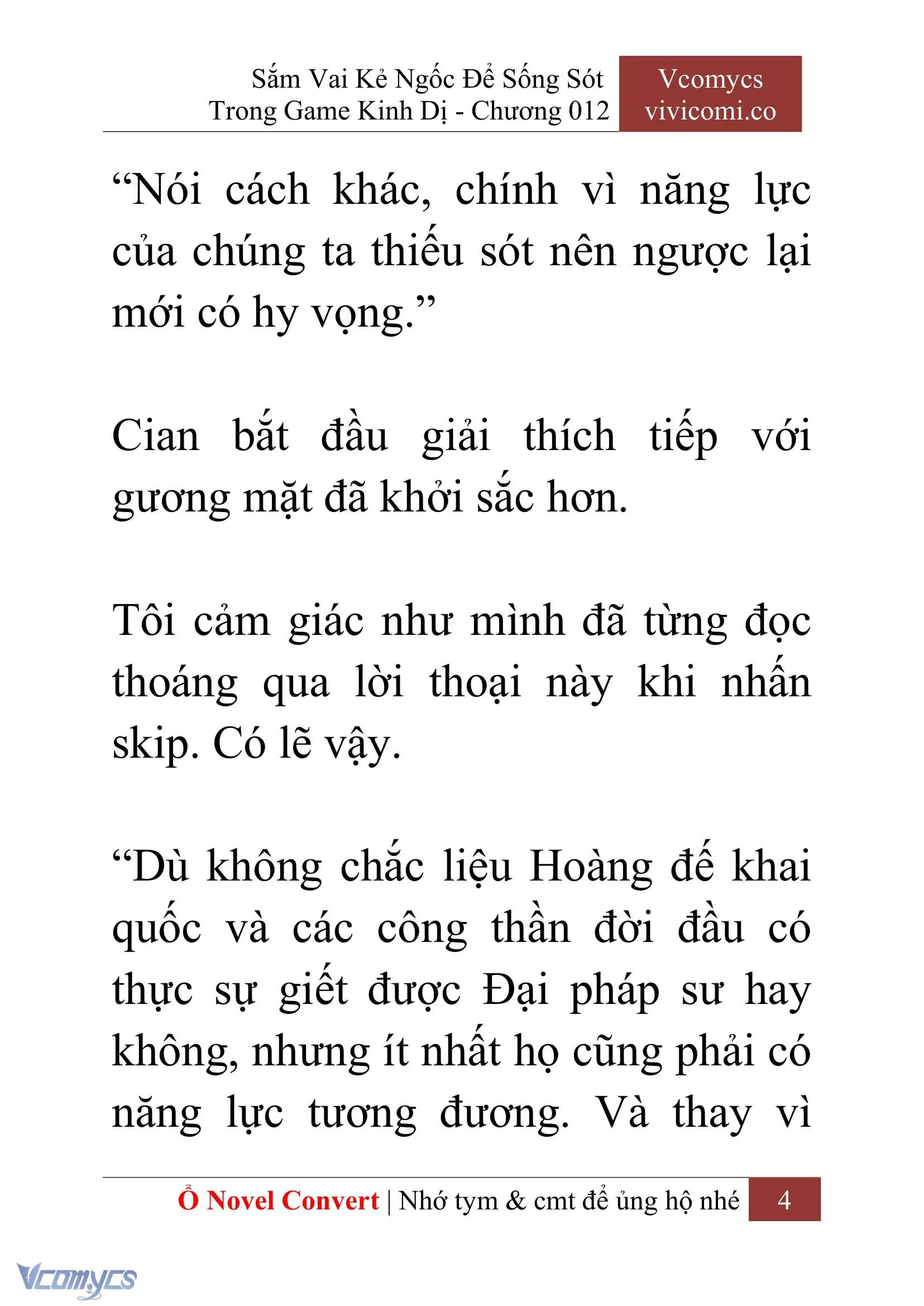 [Novel] Sắm Vai Kẻ Ngốc Để Sống Sót Trong Game Kinh Dị Chapter 12 - Trang 8