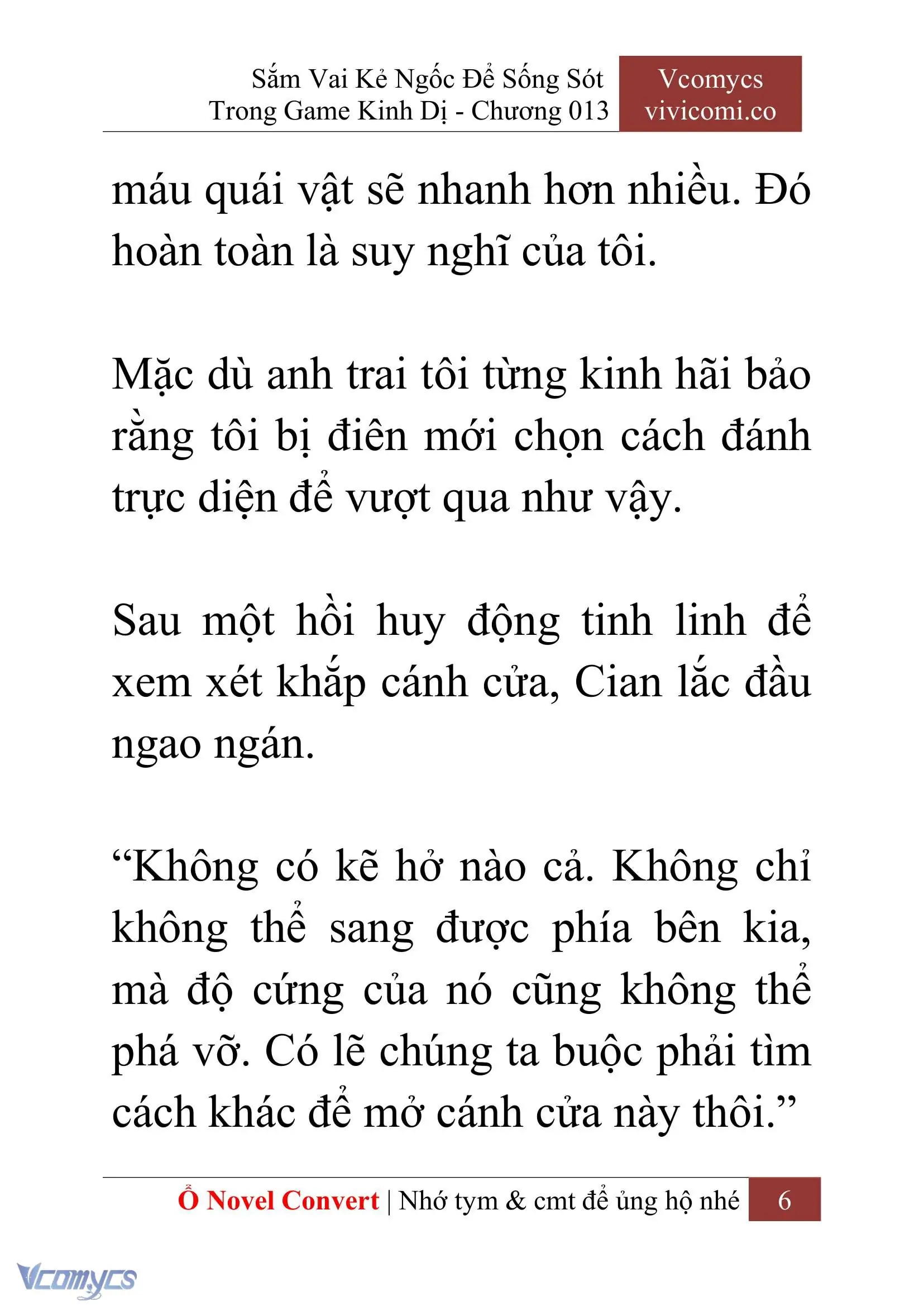 [Novel] Sắm Vai Kẻ Ngốc Để Sống Sót Trong Game Kinh Dị Chapter 13 - Trang 10