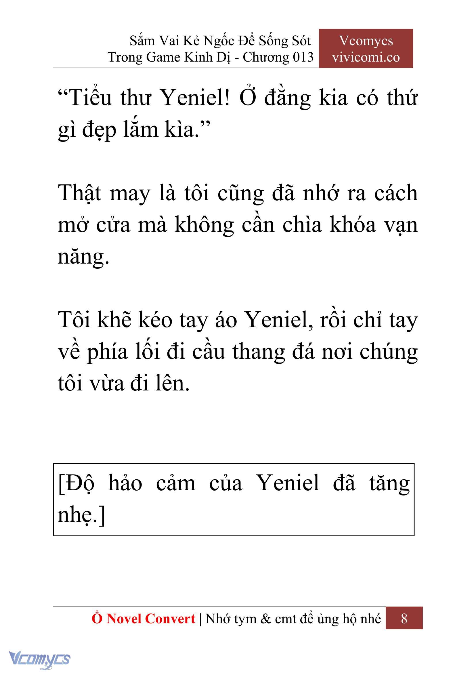 [Novel] Sắm Vai Kẻ Ngốc Để Sống Sót Trong Game Kinh Dị Chapter 13 - Trang 12