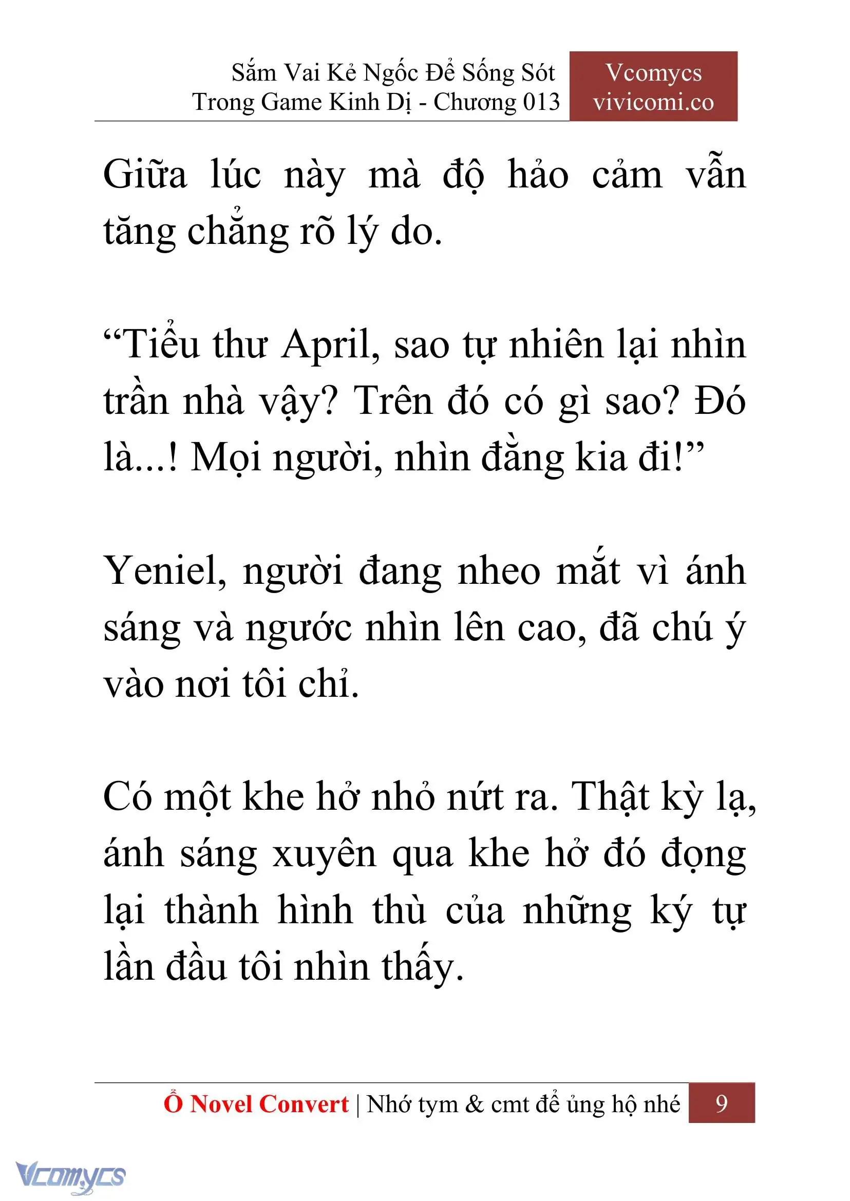 [Novel] Sắm Vai Kẻ Ngốc Để Sống Sót Trong Game Kinh Dị Chapter 13 - Trang 13
