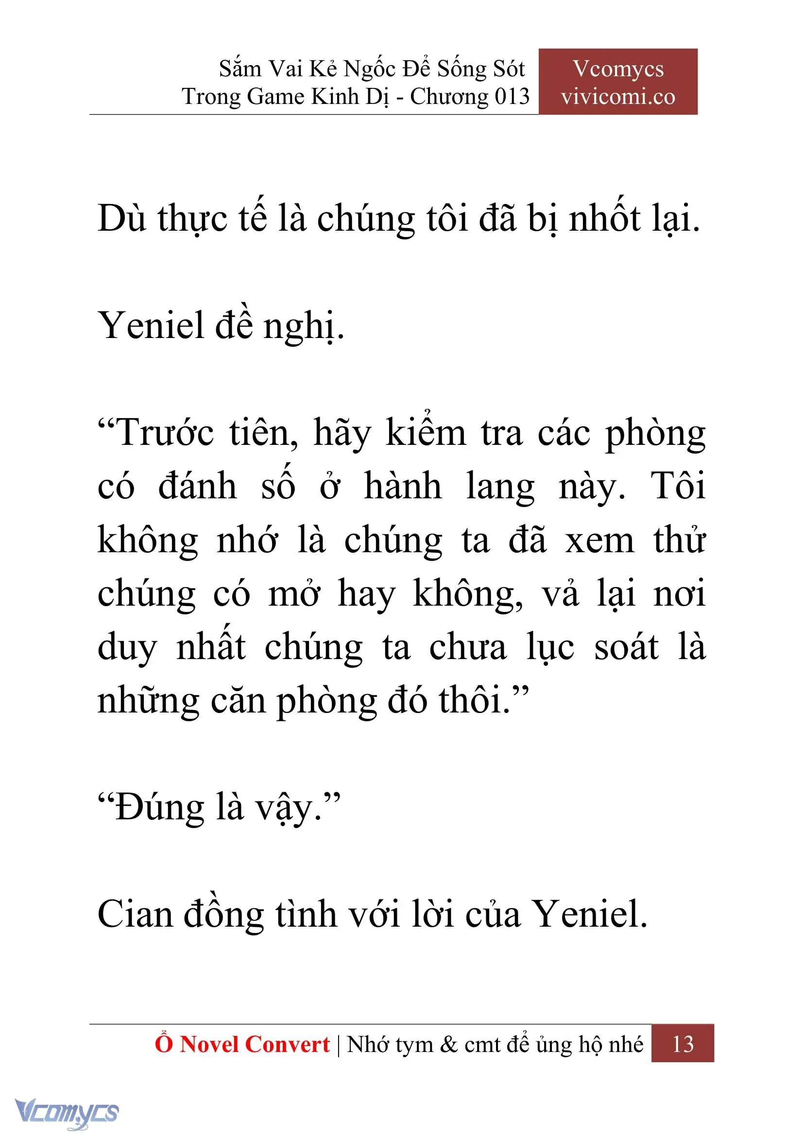 [Novel] Sắm Vai Kẻ Ngốc Để Sống Sót Trong Game Kinh Dị Chapter 13 - Trang 17
