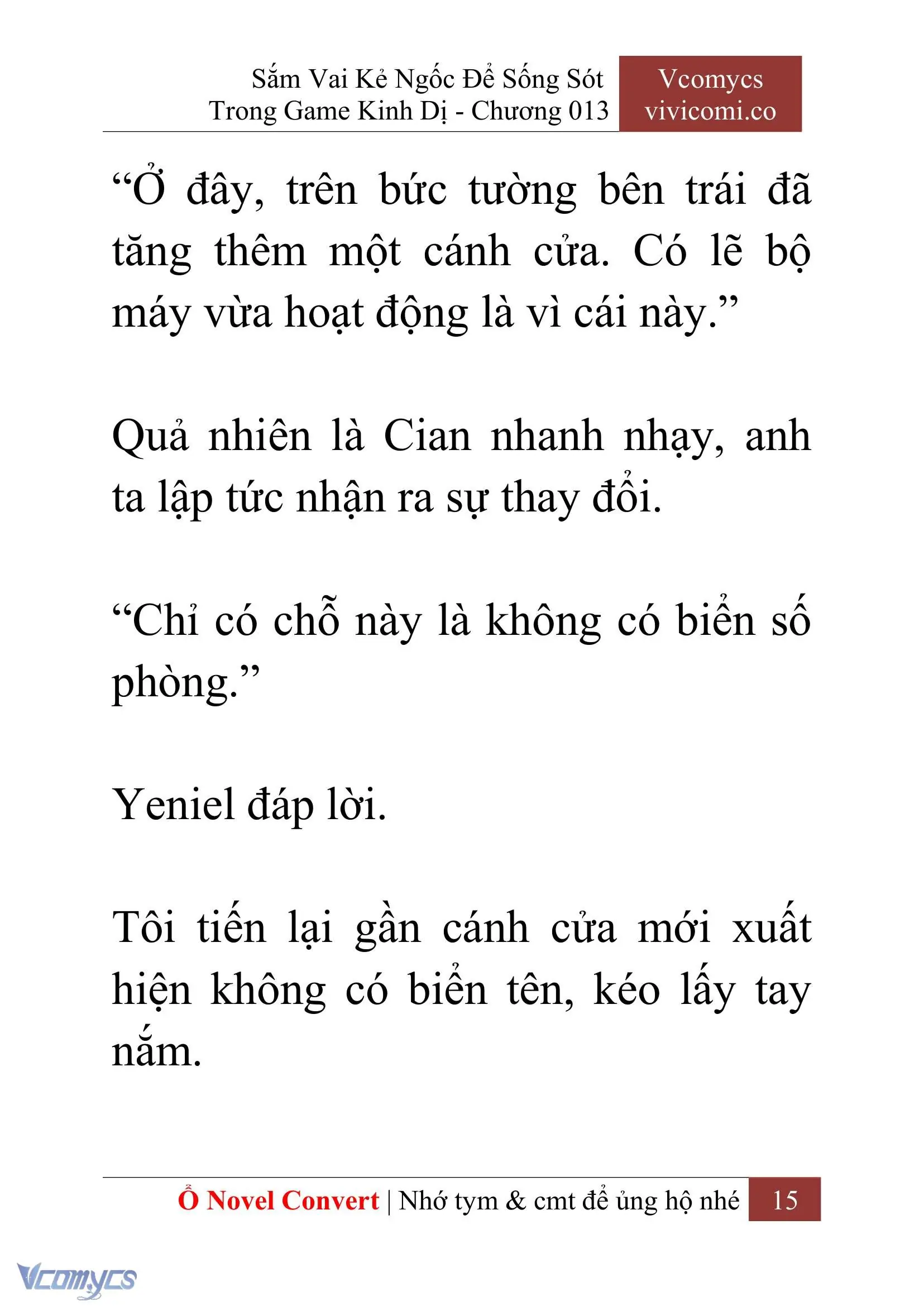 [Novel] Sắm Vai Kẻ Ngốc Để Sống Sót Trong Game Kinh Dị Chapter 13 - Trang 19