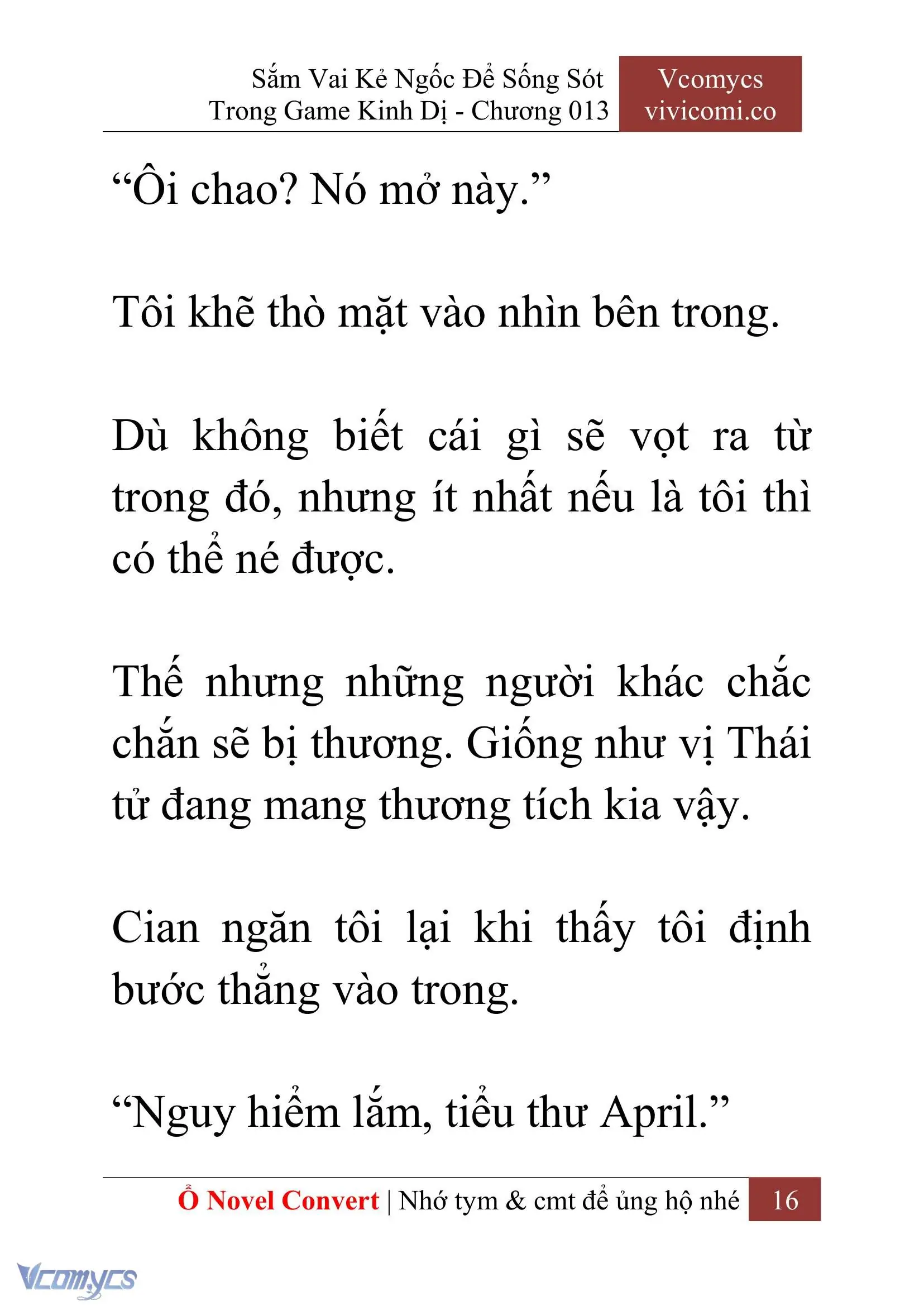 [Novel] Sắm Vai Kẻ Ngốc Để Sống Sót Trong Game Kinh Dị Chapter 13 - Trang 20