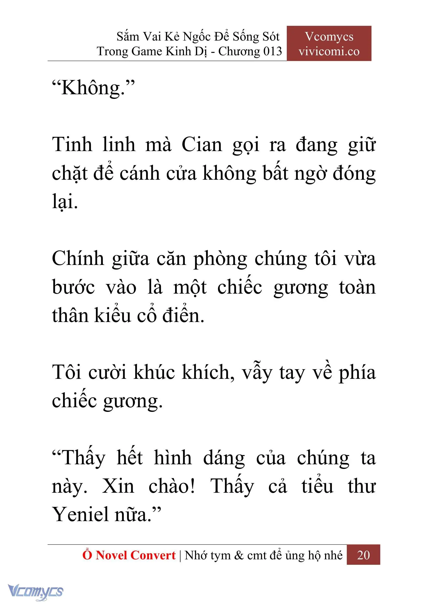 [Novel] Sắm Vai Kẻ Ngốc Để Sống Sót Trong Game Kinh Dị Chapter 13 - Trang 24