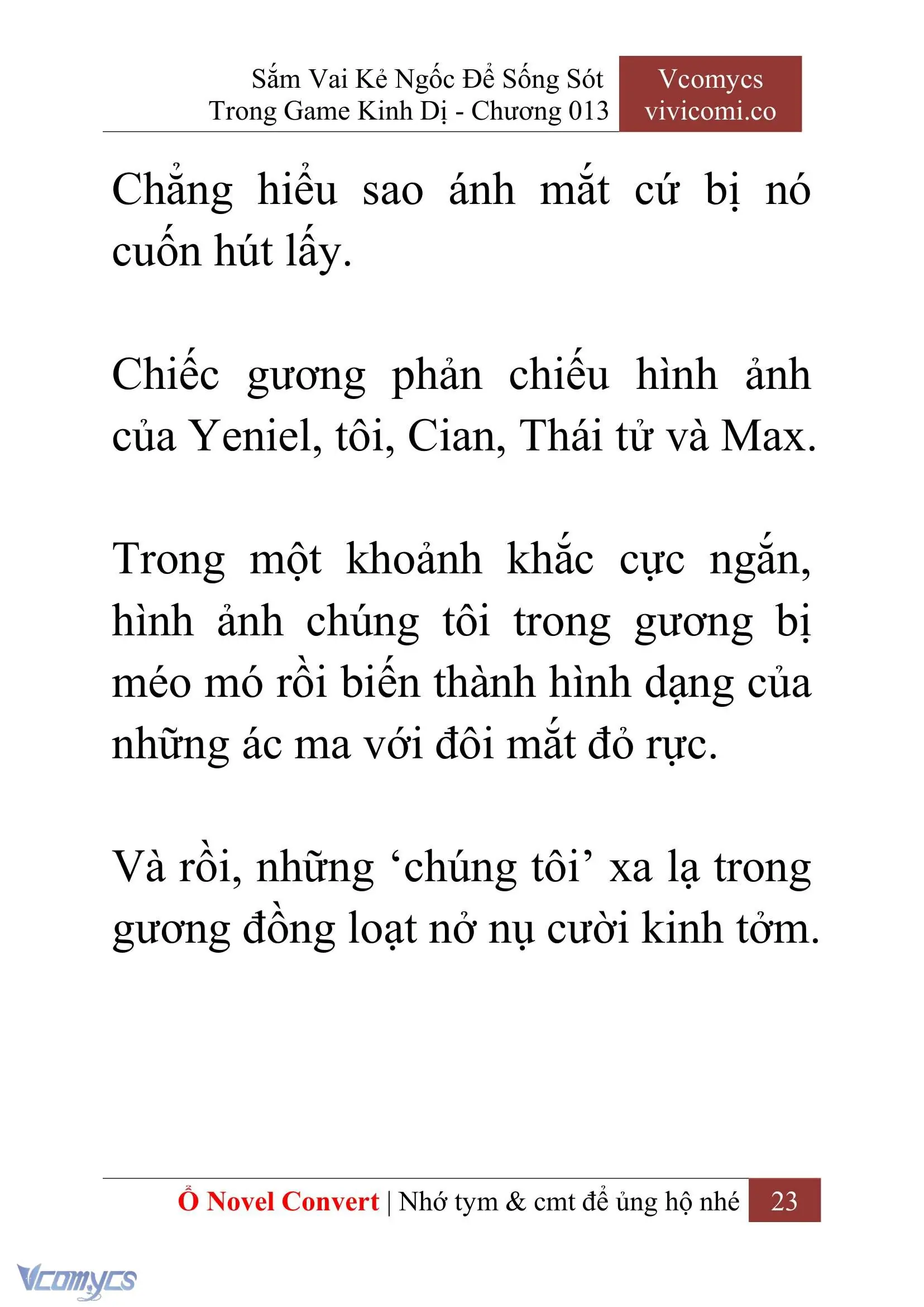 [Novel] Sắm Vai Kẻ Ngốc Để Sống Sót Trong Game Kinh Dị Chapter 13 - Trang 27
