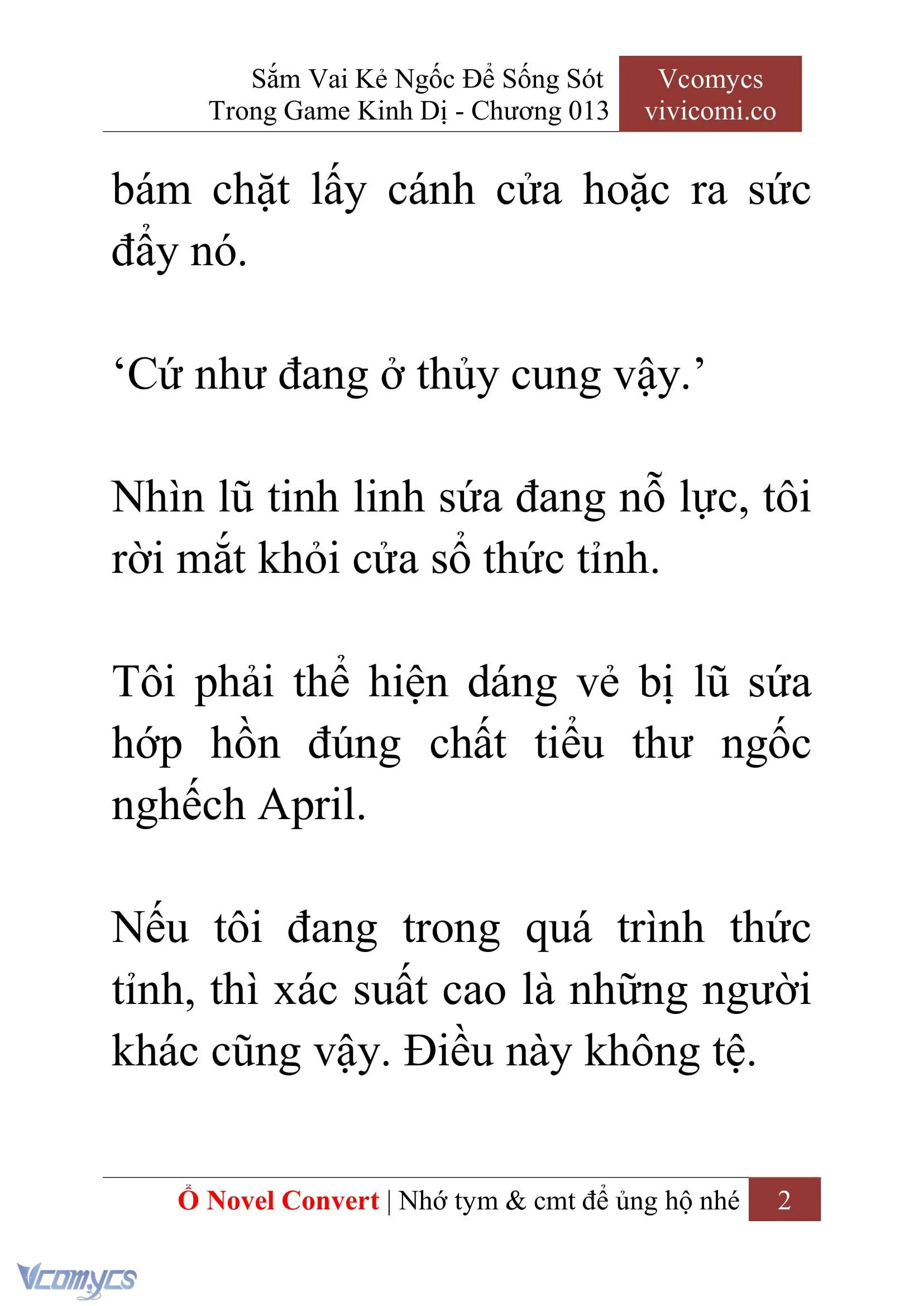 [Novel] Sắm Vai Kẻ Ngốc Để Sống Sót Trong Game Kinh Dị Chapter 13 - Trang 6