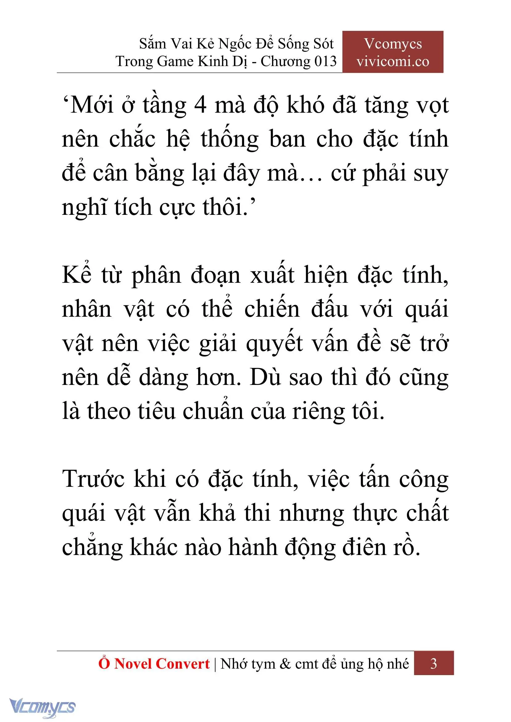 [Novel] Sắm Vai Kẻ Ngốc Để Sống Sót Trong Game Kinh Dị Chapter 13 - Trang 7