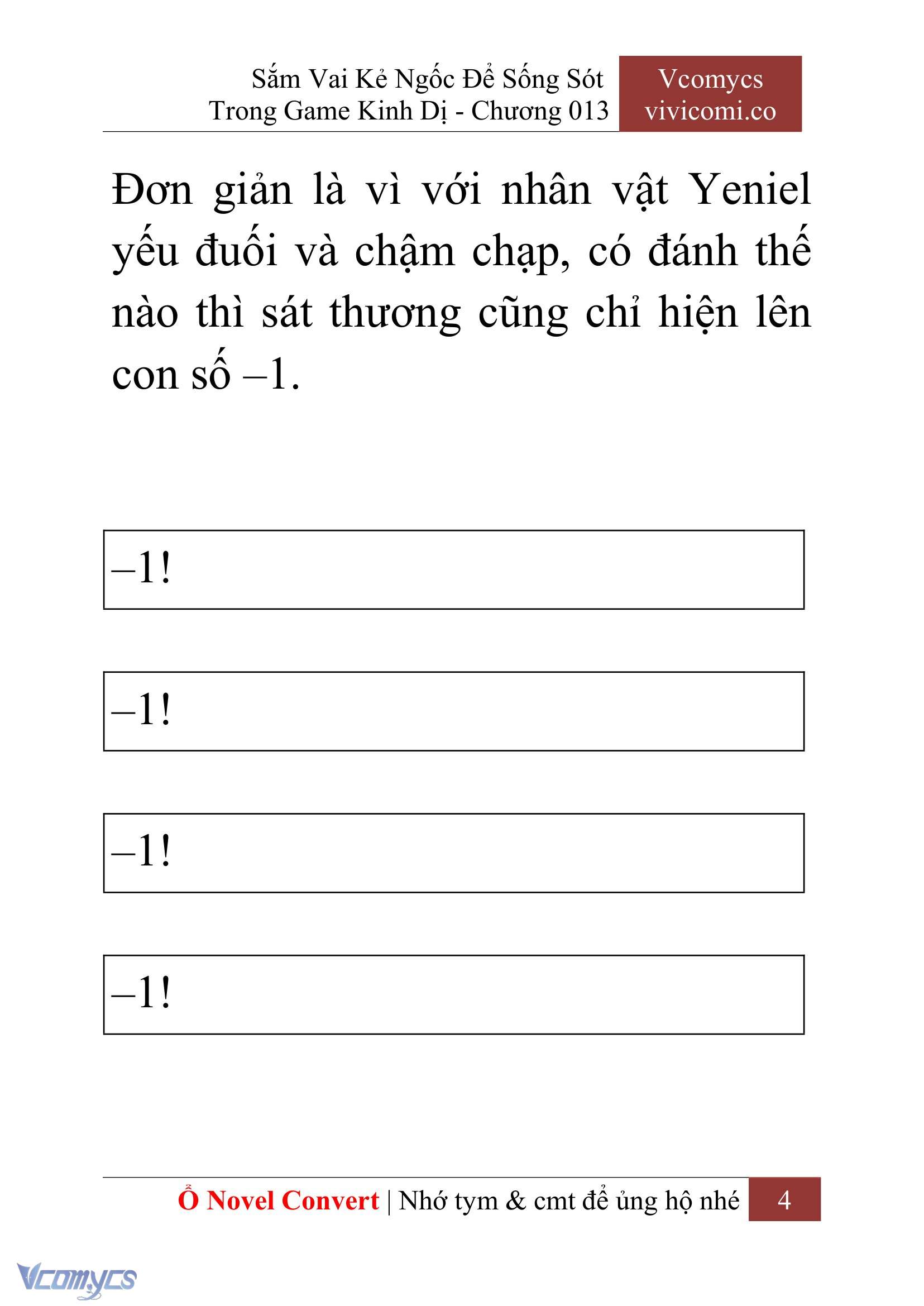 [Novel] Sắm Vai Kẻ Ngốc Để Sống Sót Trong Game Kinh Dị Chapter 13 - Trang 8