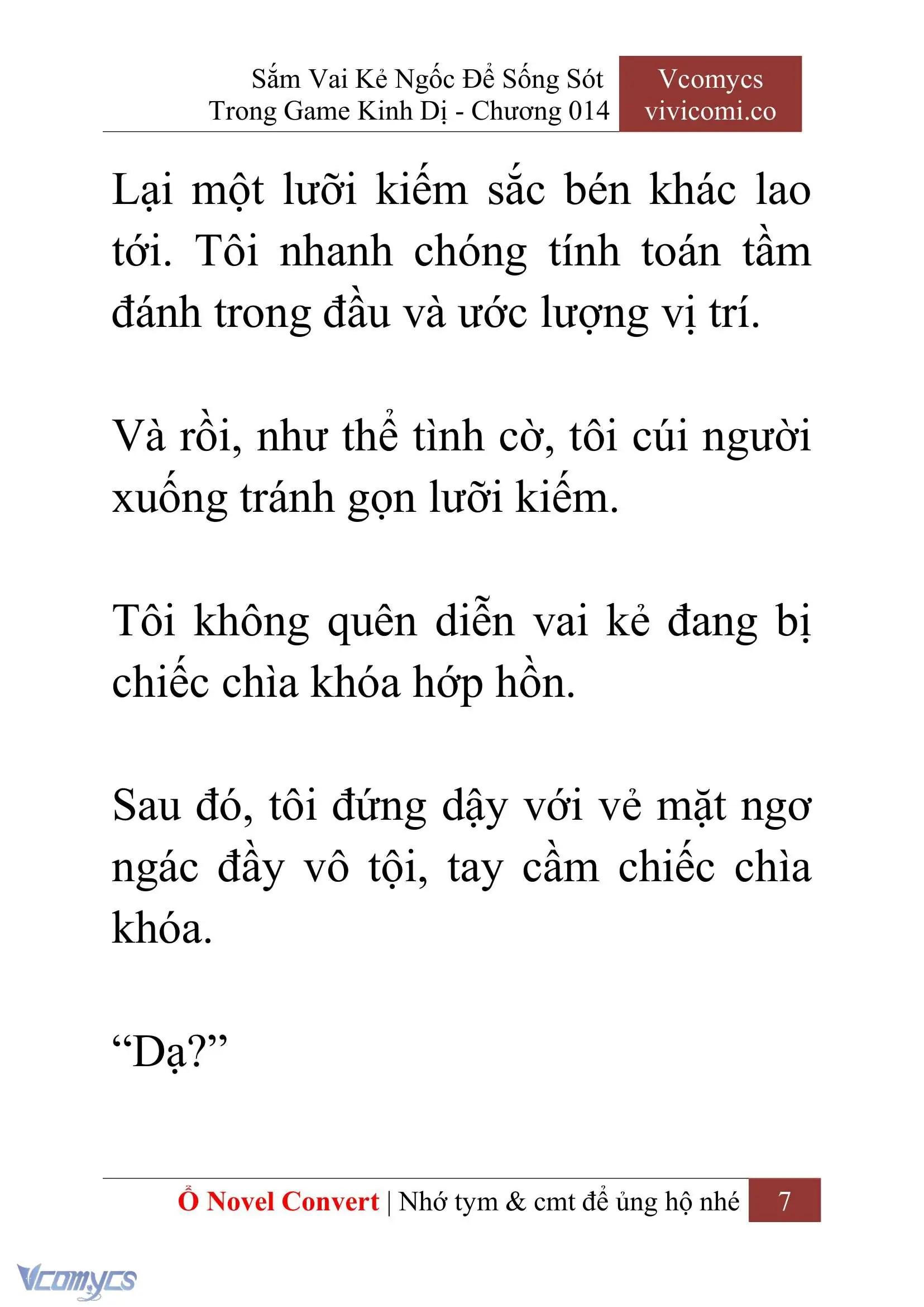 [Novel] Sắm Vai Kẻ Ngốc Để Sống Sót Trong Game Kinh Dị Chapter 14 - Trang 11