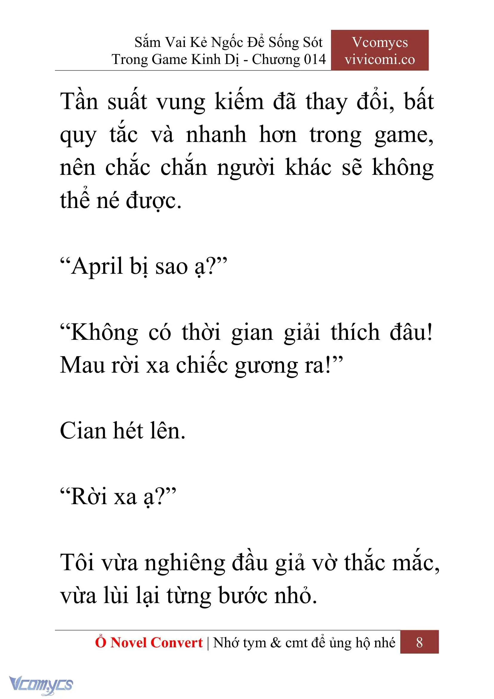 [Novel] Sắm Vai Kẻ Ngốc Để Sống Sót Trong Game Kinh Dị Chapter 14 - Trang 12