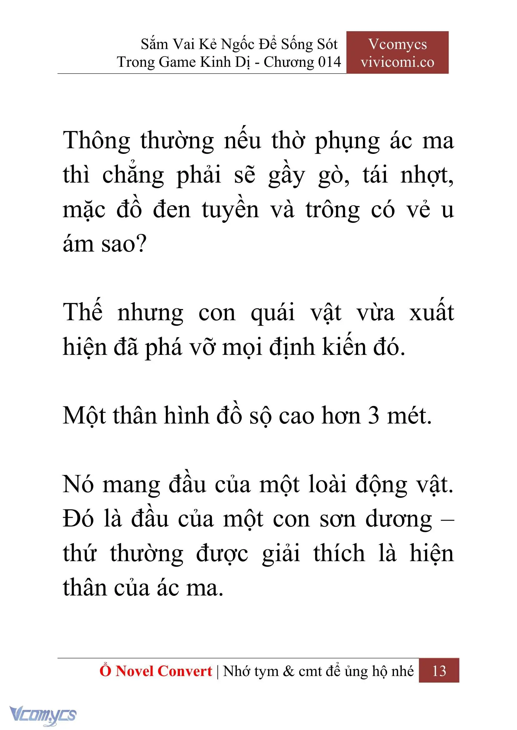[Novel] Sắm Vai Kẻ Ngốc Để Sống Sót Trong Game Kinh Dị Chapter 14 - Trang 17