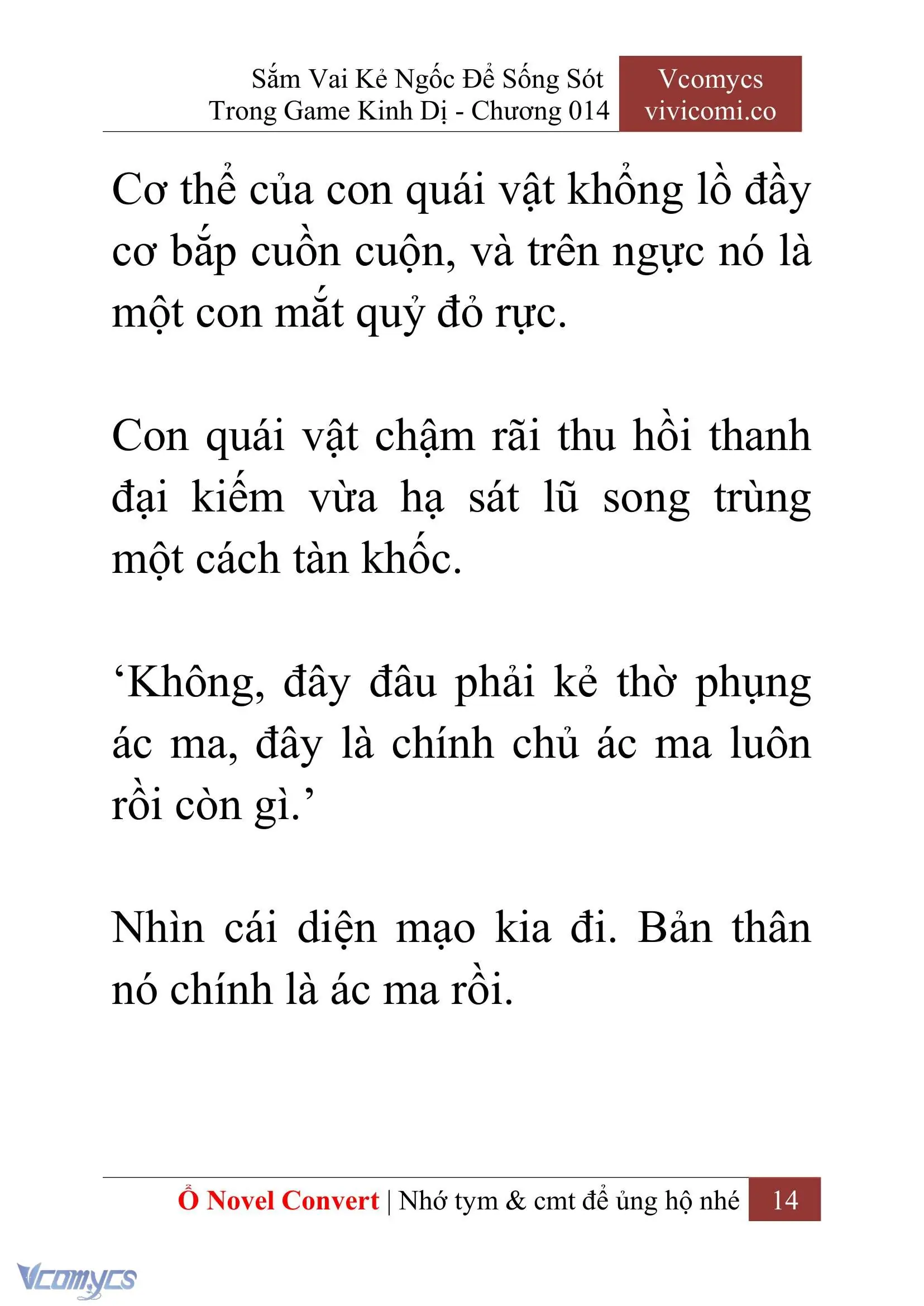 [Novel] Sắm Vai Kẻ Ngốc Để Sống Sót Trong Game Kinh Dị Chapter 14 - Trang 18