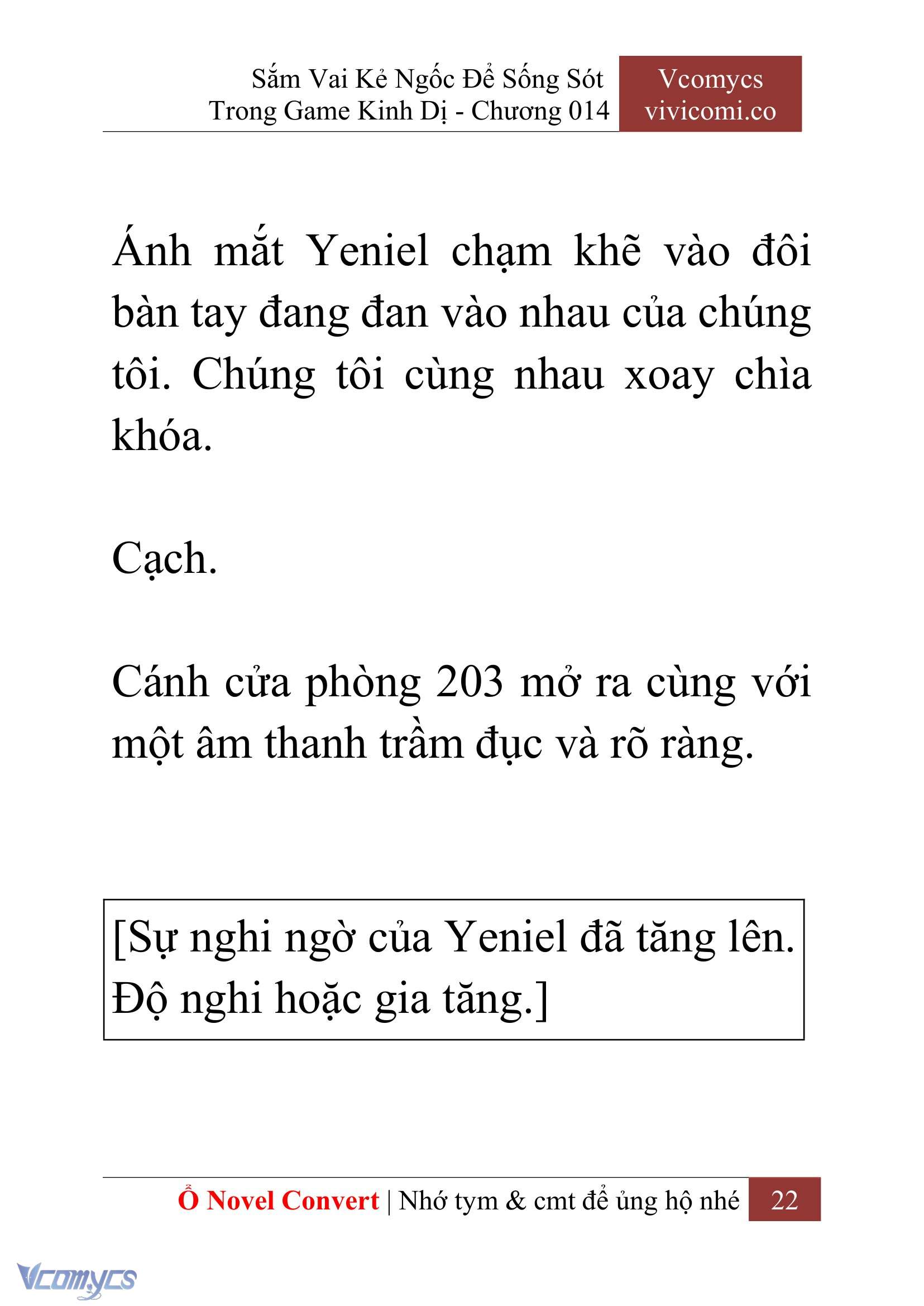 [Novel] Sắm Vai Kẻ Ngốc Để Sống Sót Trong Game Kinh Dị Chapter 14 - Trang 26