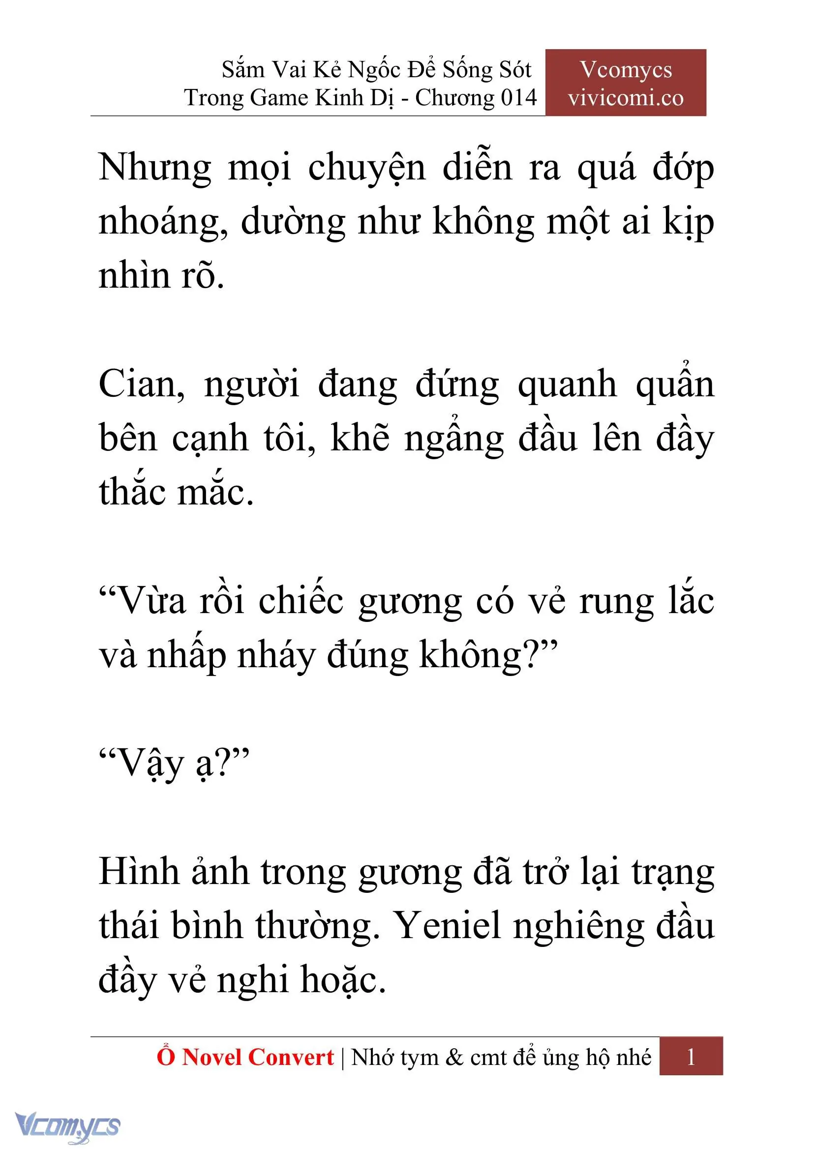[Novel] Sắm Vai Kẻ Ngốc Để Sống Sót Trong Game Kinh Dị Chapter 14 - Trang 5