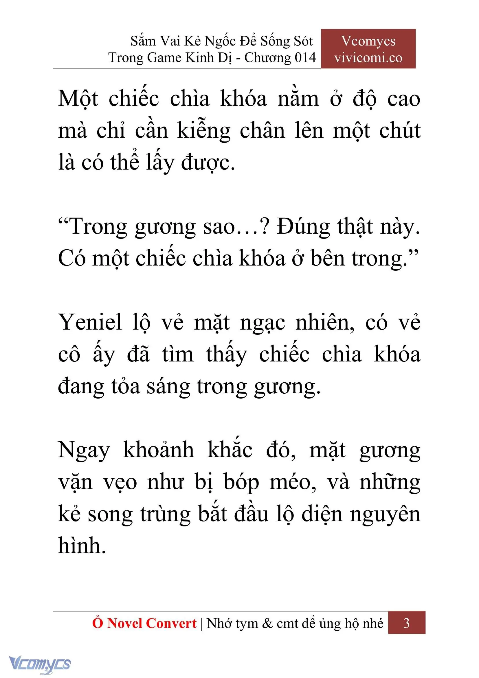 [Novel] Sắm Vai Kẻ Ngốc Để Sống Sót Trong Game Kinh Dị Chapter 14 - Trang 7