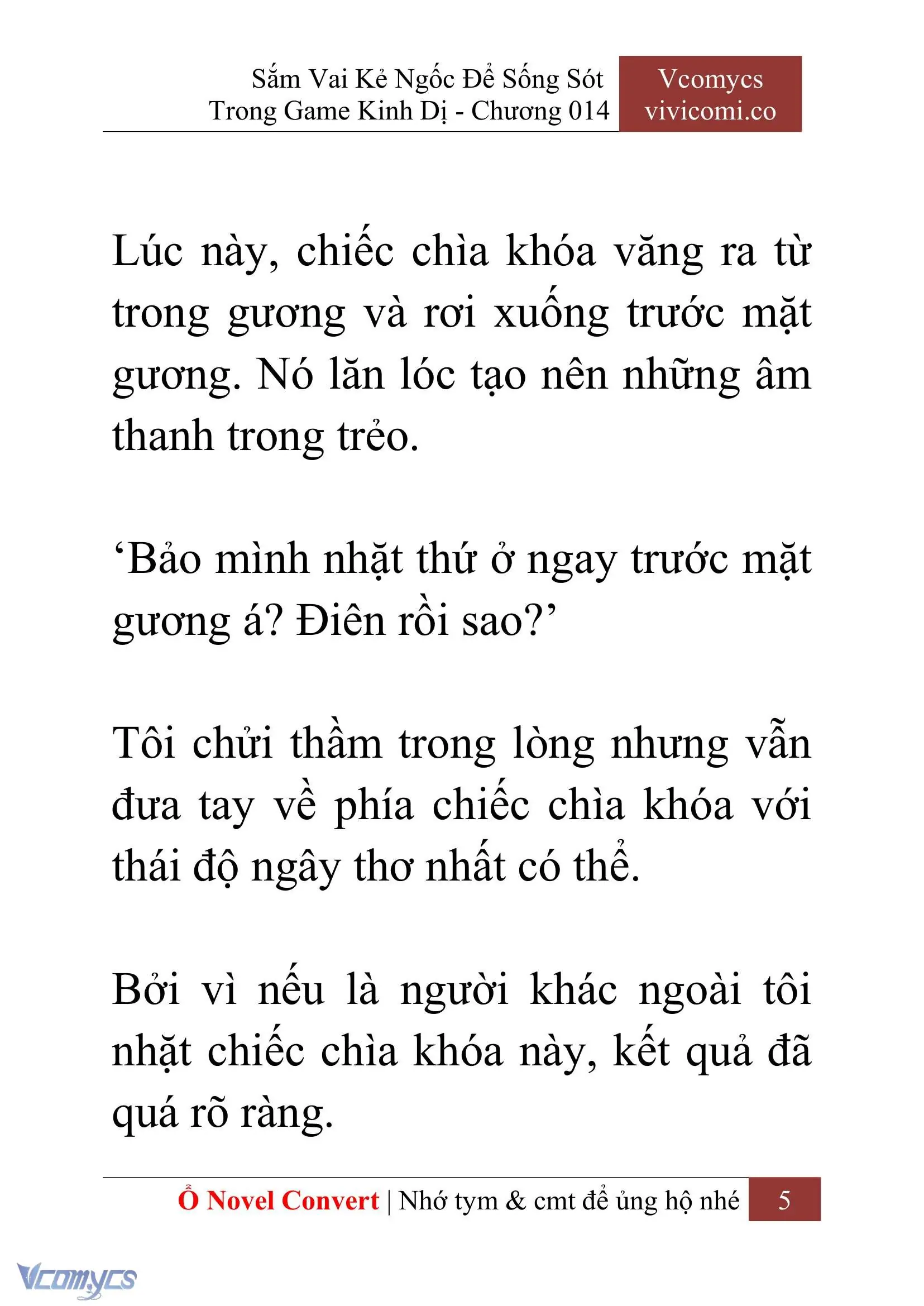 [Novel] Sắm Vai Kẻ Ngốc Để Sống Sót Trong Game Kinh Dị Chapter 14 - Trang 9