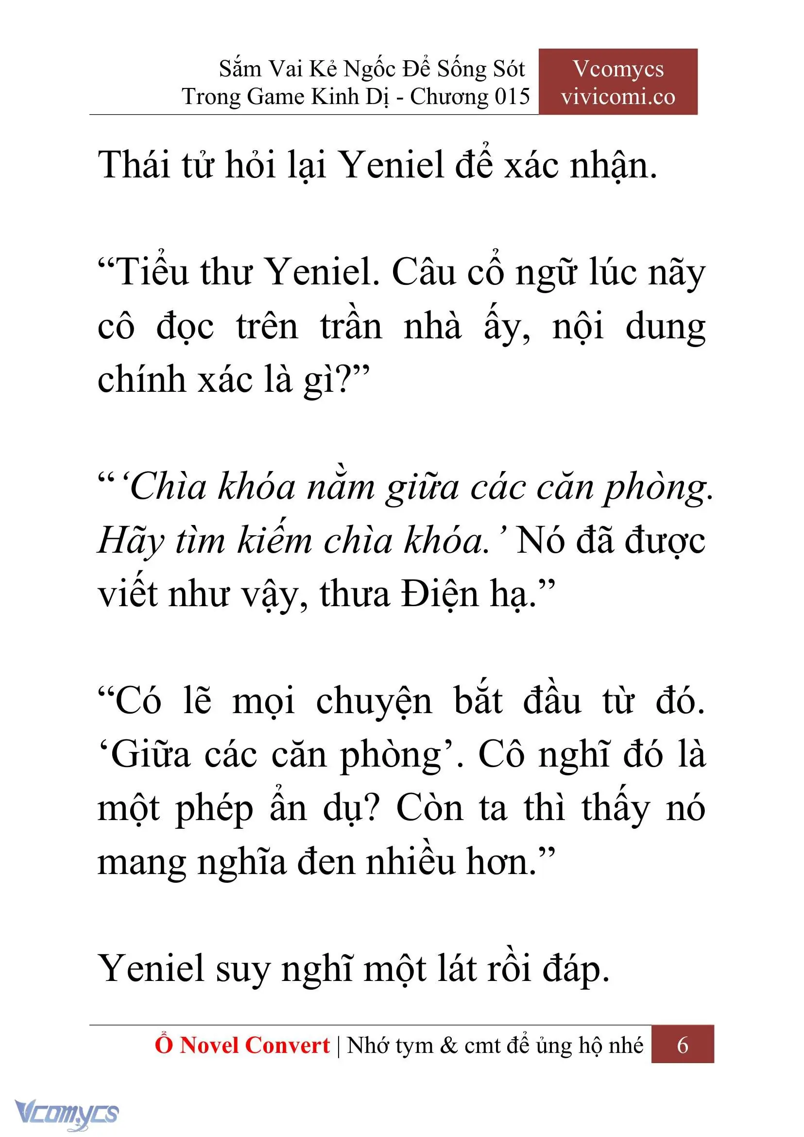 [Novel] Sắm Vai Kẻ Ngốc Để Sống Sót Trong Game Kinh Dị Chapter 15 - Trang 10
