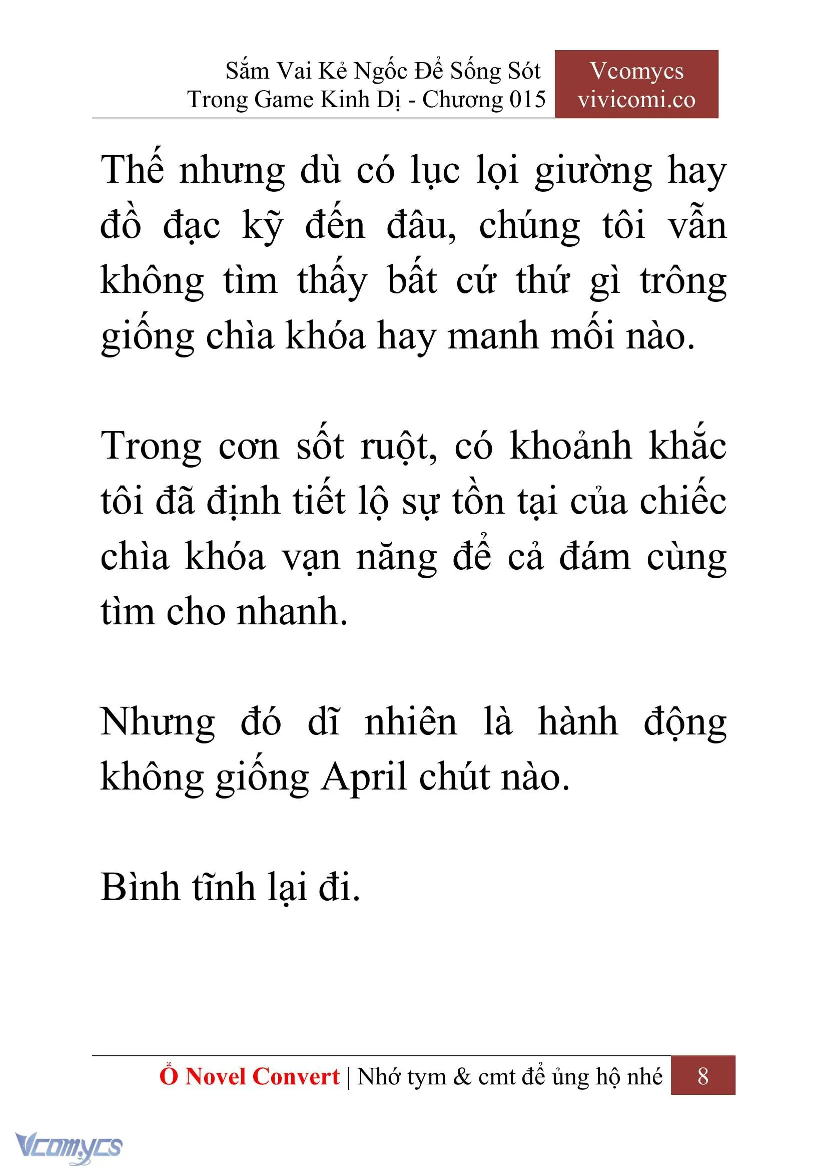 [Novel] Sắm Vai Kẻ Ngốc Để Sống Sót Trong Game Kinh Dị Chapter 15 - Trang 12
