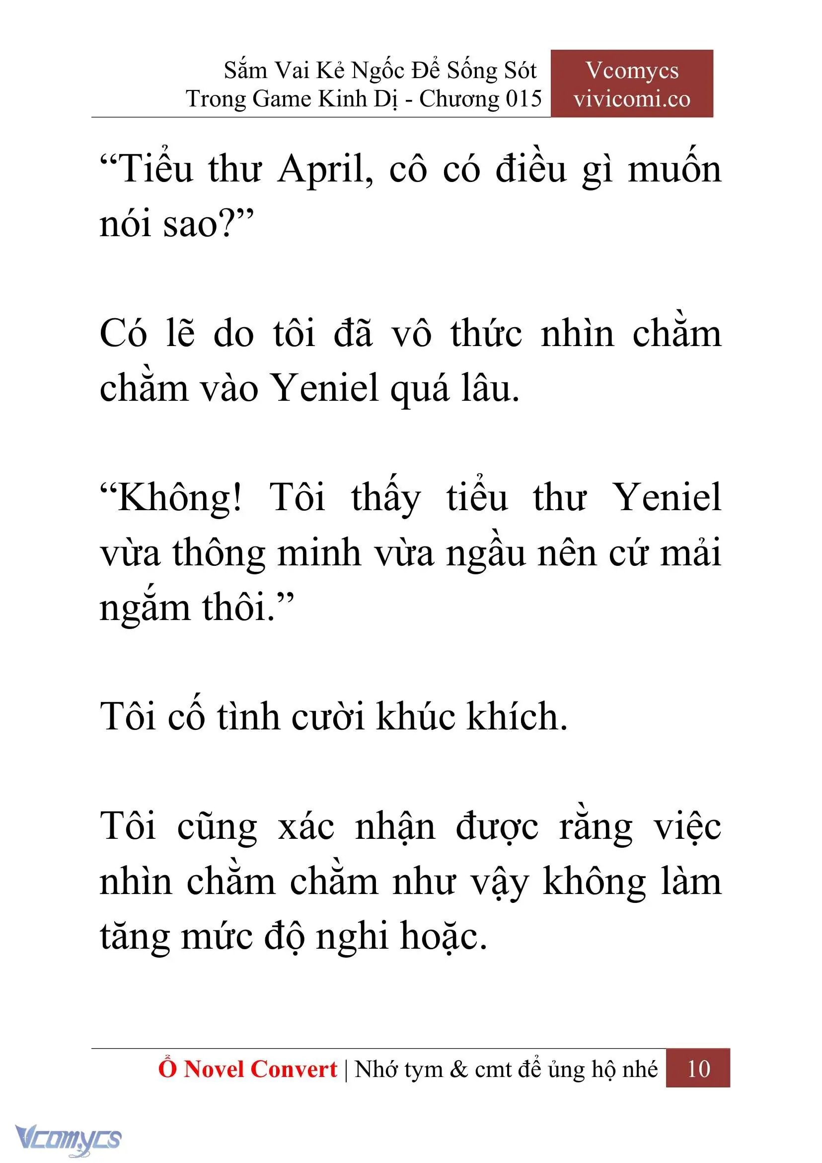 [Novel] Sắm Vai Kẻ Ngốc Để Sống Sót Trong Game Kinh Dị Chapter 15 - Trang 14