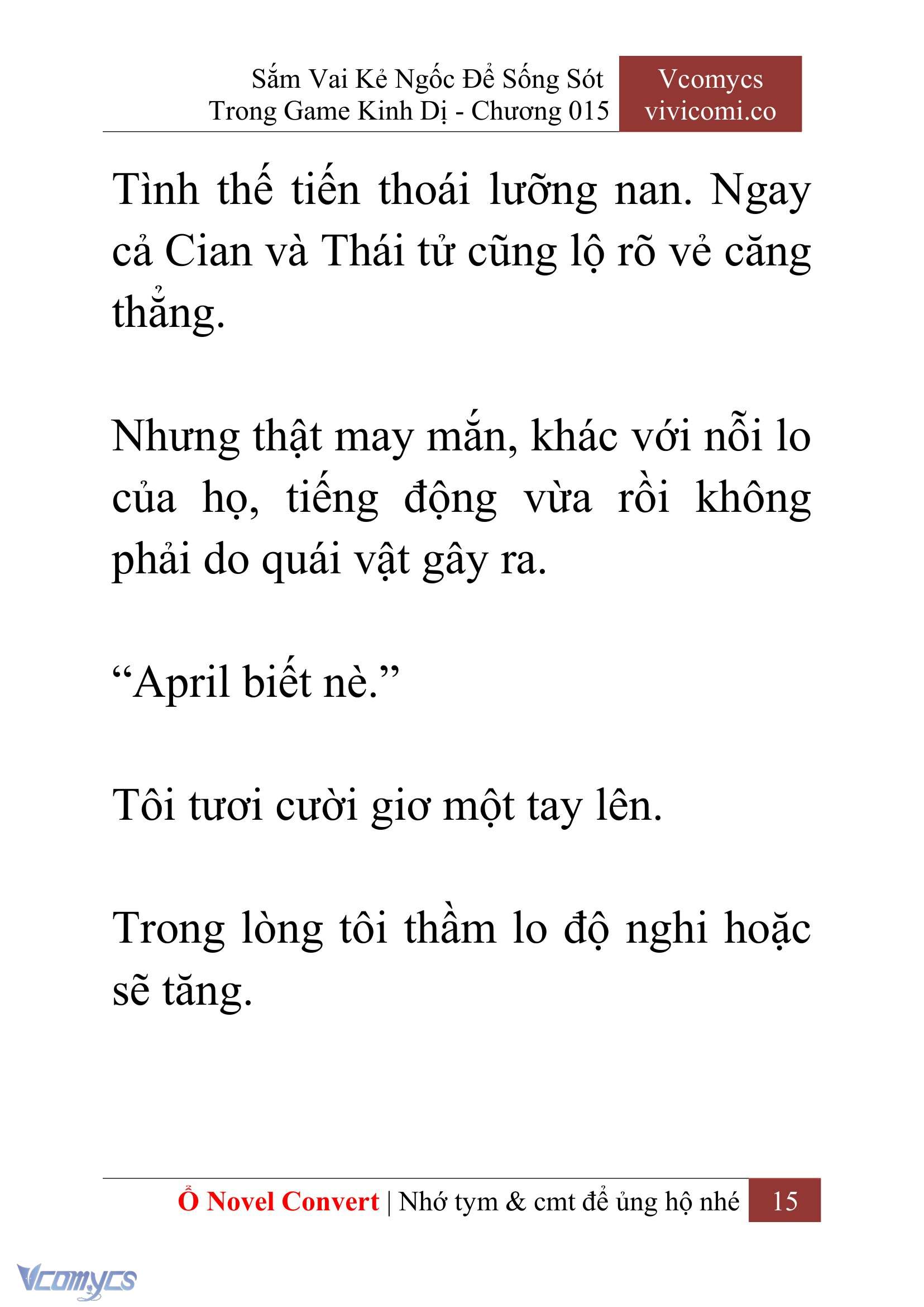 [Novel] Sắm Vai Kẻ Ngốc Để Sống Sót Trong Game Kinh Dị Chapter 15 - Trang 19