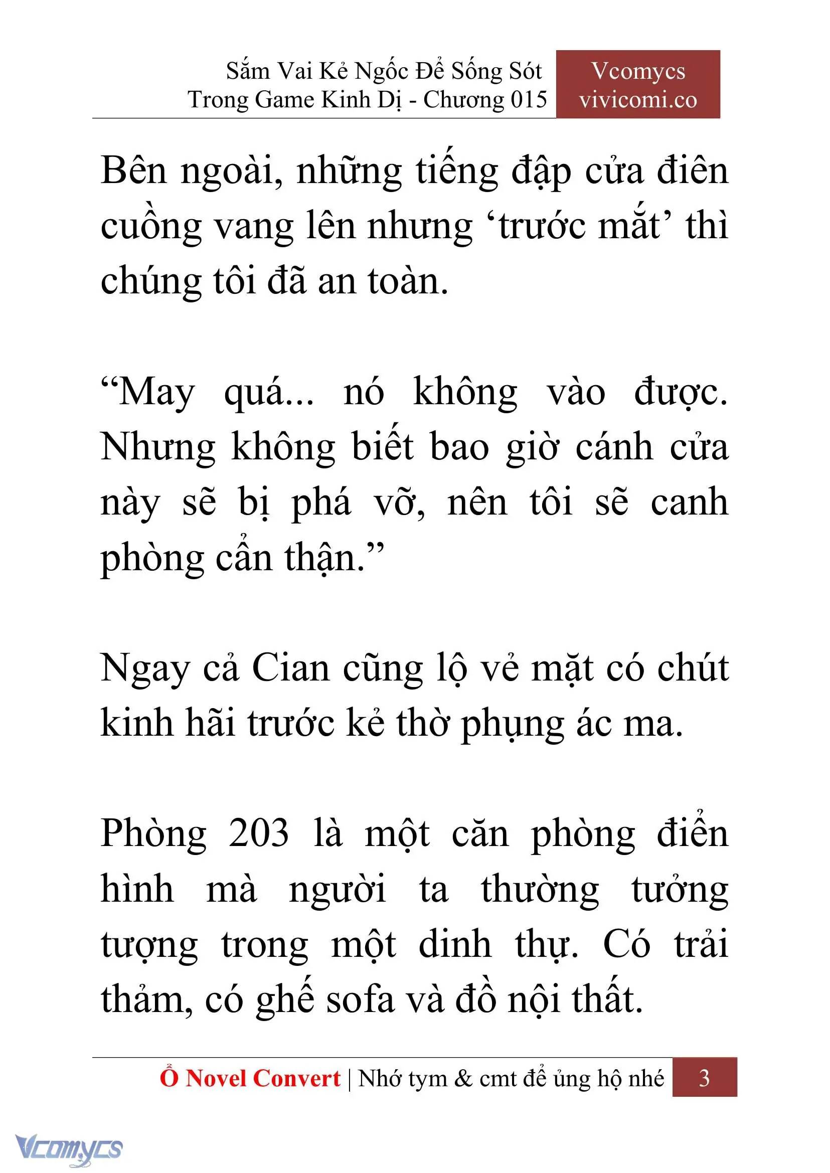 [Novel] Sắm Vai Kẻ Ngốc Để Sống Sót Trong Game Kinh Dị Chapter 15 - Trang 7