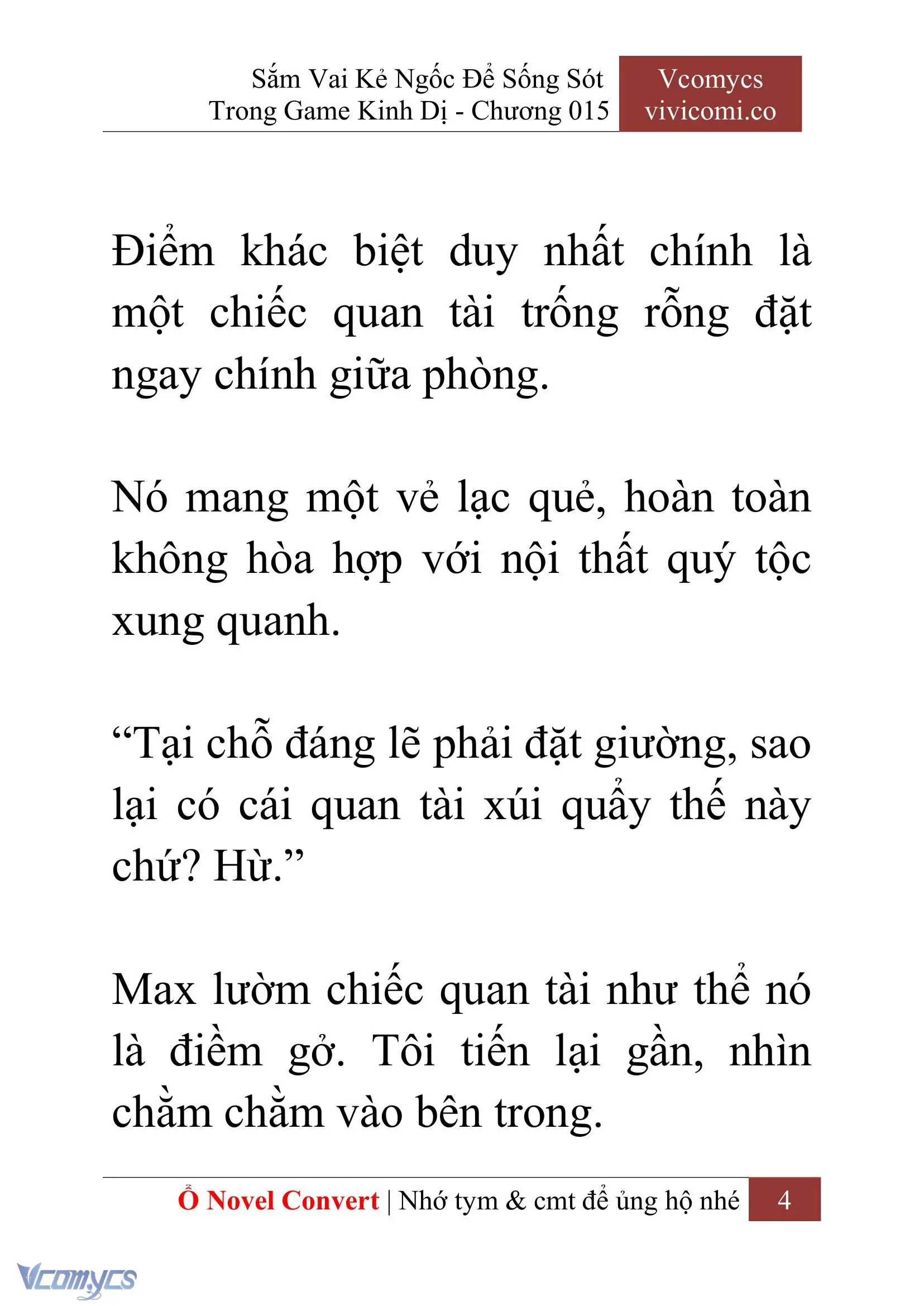 [Novel] Sắm Vai Kẻ Ngốc Để Sống Sót Trong Game Kinh Dị Chapter 15 - Trang 8