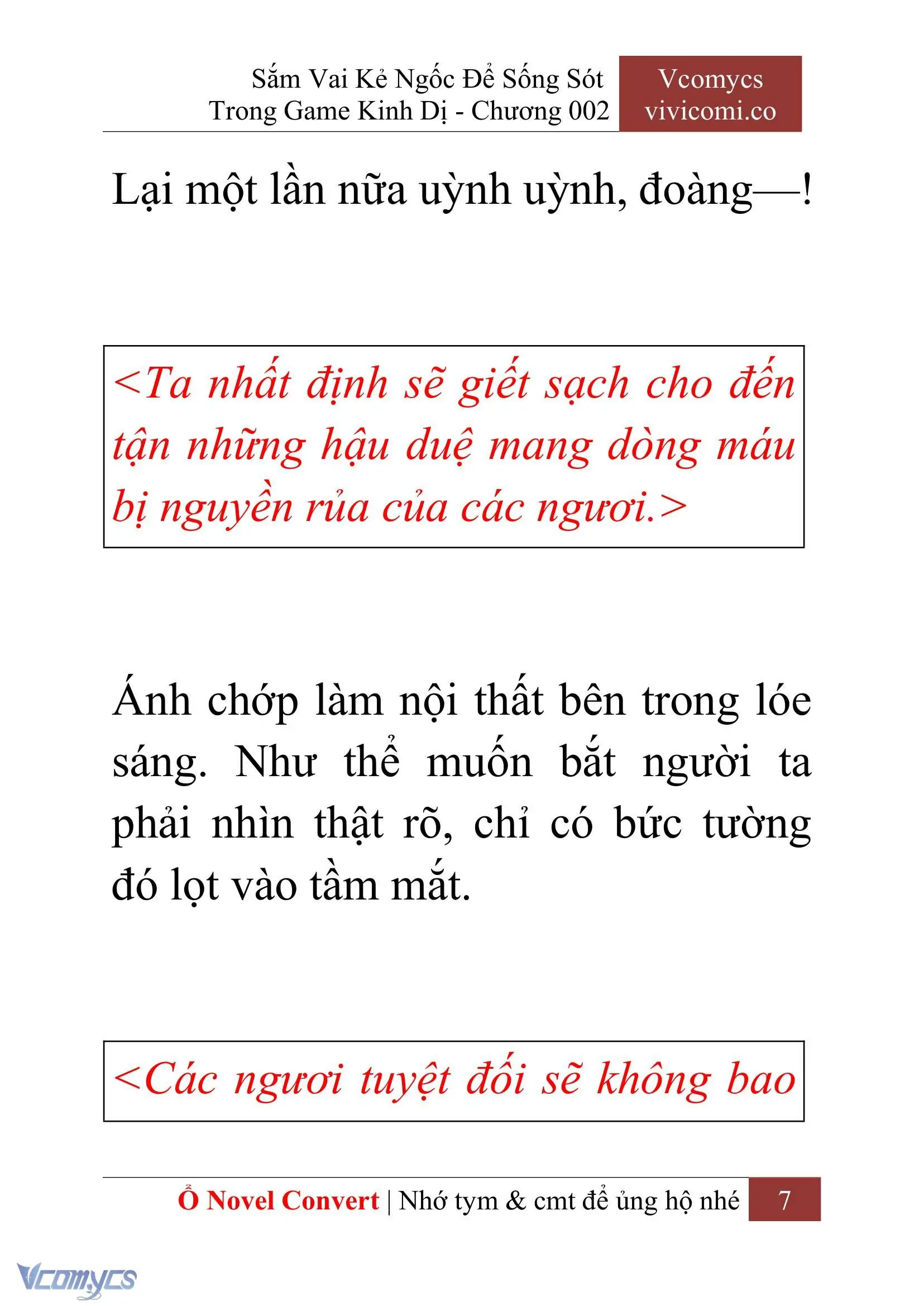 [Novel] Sắm Vai Kẻ Ngốc Để Sống Sót Trong Game Kinh Dị Chapter 2 - Trang 11