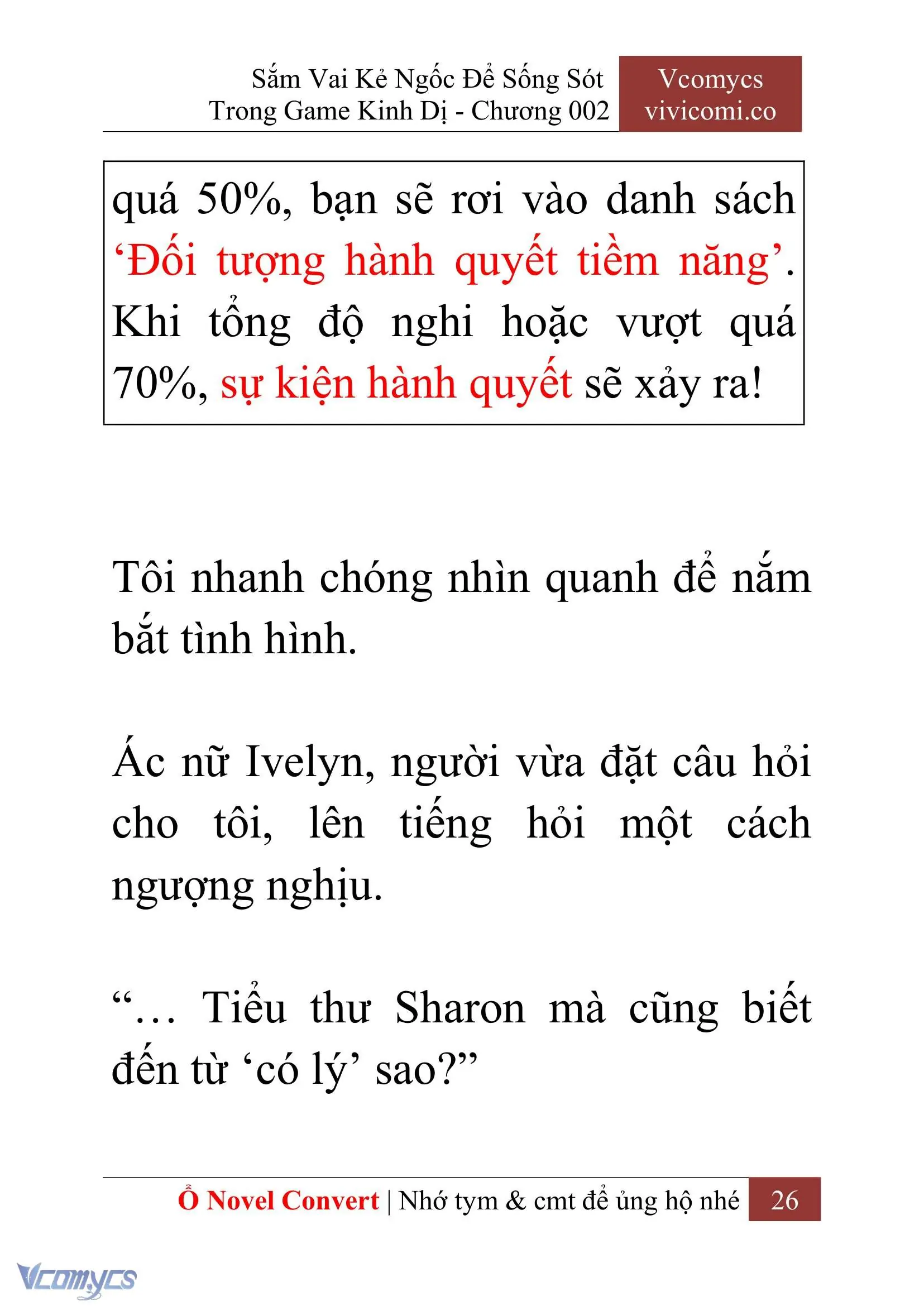 [Novel] Sắm Vai Kẻ Ngốc Để Sống Sót Trong Game Kinh Dị Chapter 2 - Trang 30