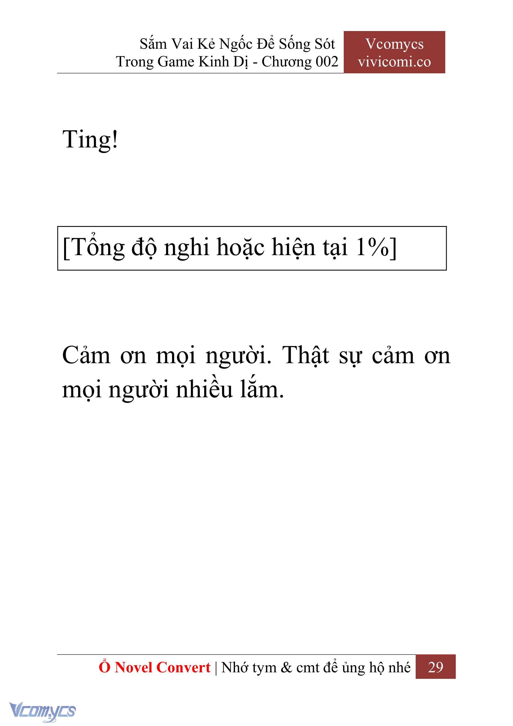 [Novel] Sắm Vai Kẻ Ngốc Để Sống Sót Trong Game Kinh Dị Chapter 2 - Trang 33