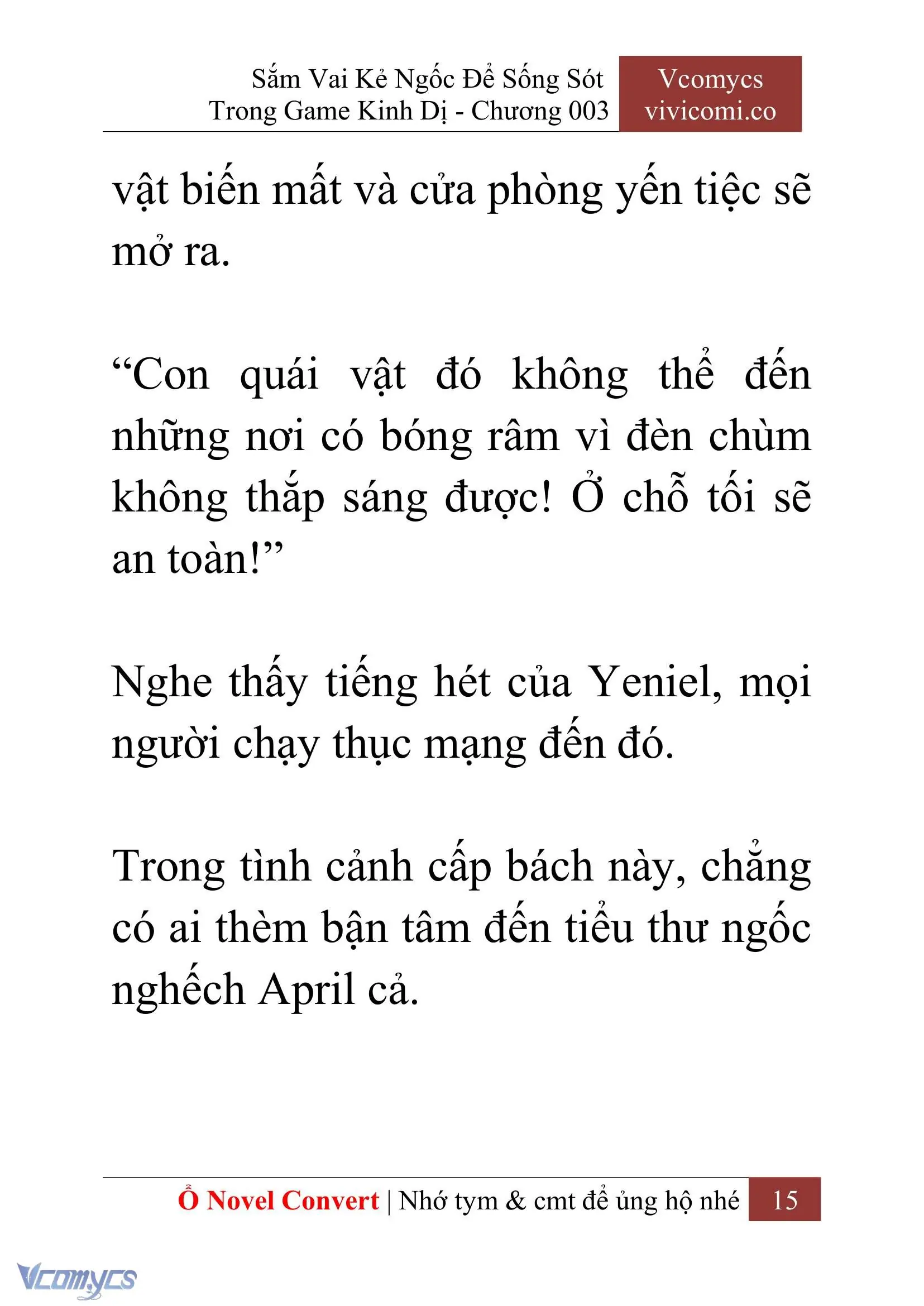 [Novel] Sắm Vai Kẻ Ngốc Để Sống Sót Trong Game Kinh Dị Chapter 3 - Trang 19