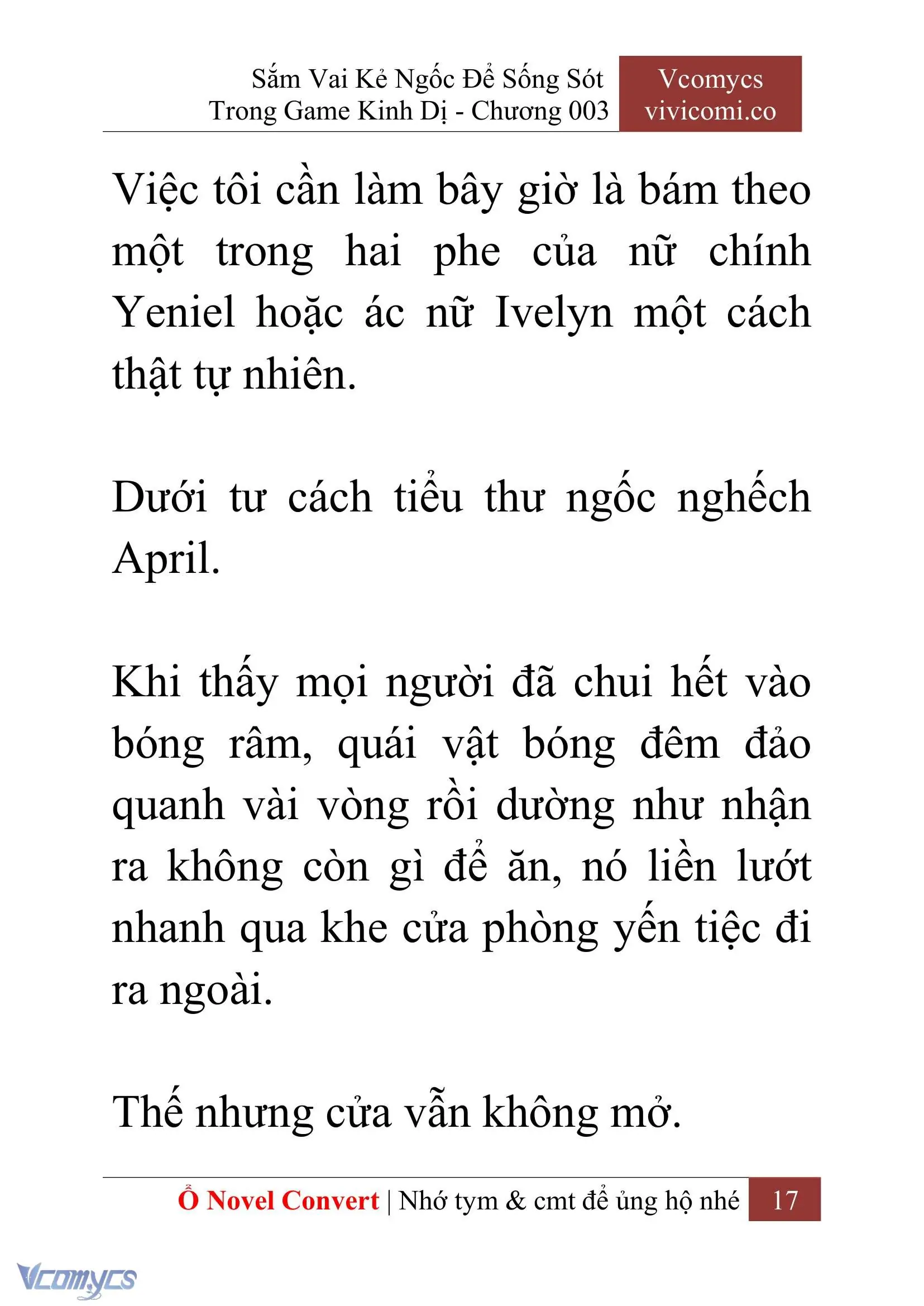 [Novel] Sắm Vai Kẻ Ngốc Để Sống Sót Trong Game Kinh Dị Chapter 3 - Trang 21